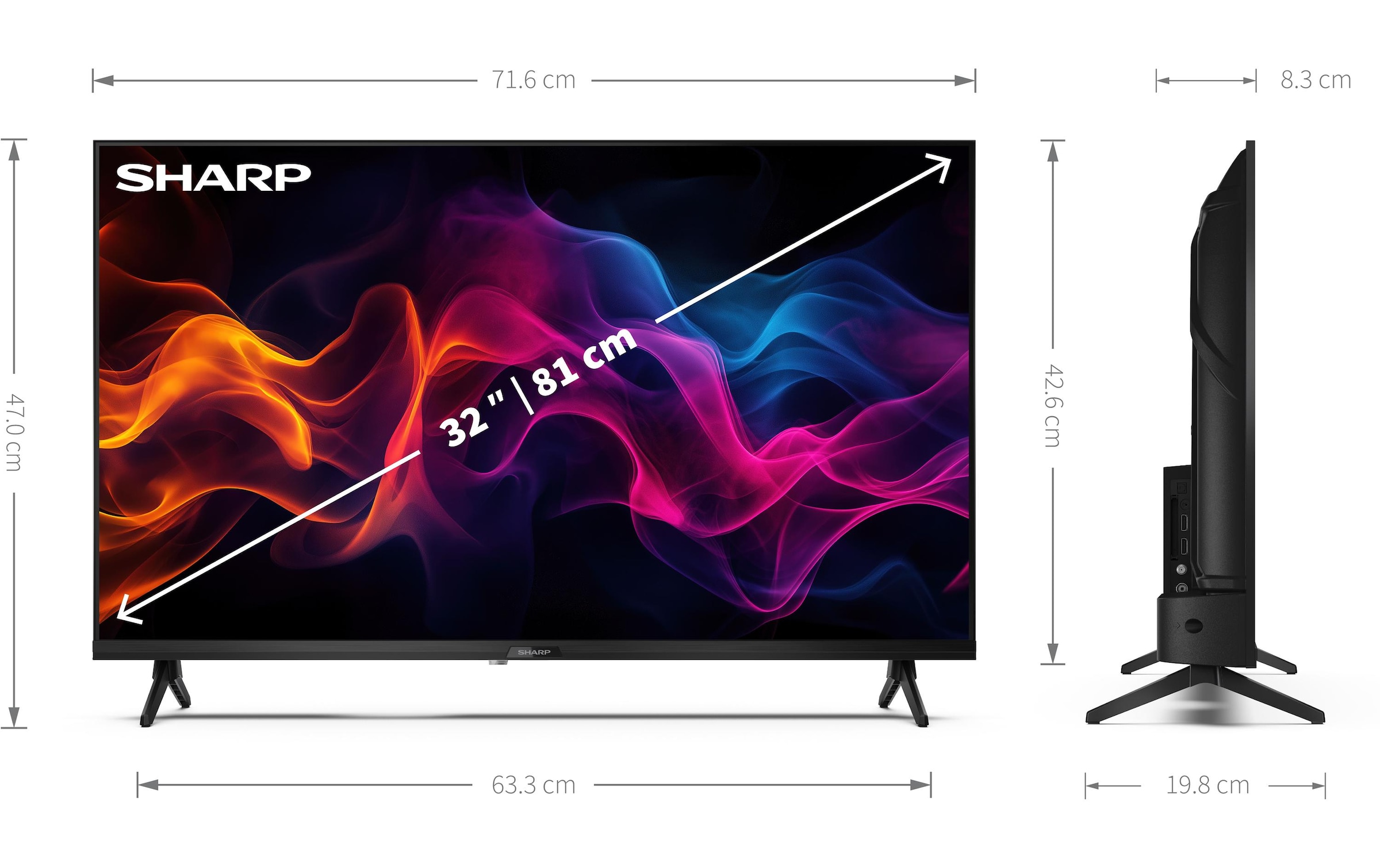   Téléviseur QLED »2T-C32GFx« 80 cm/32 ″