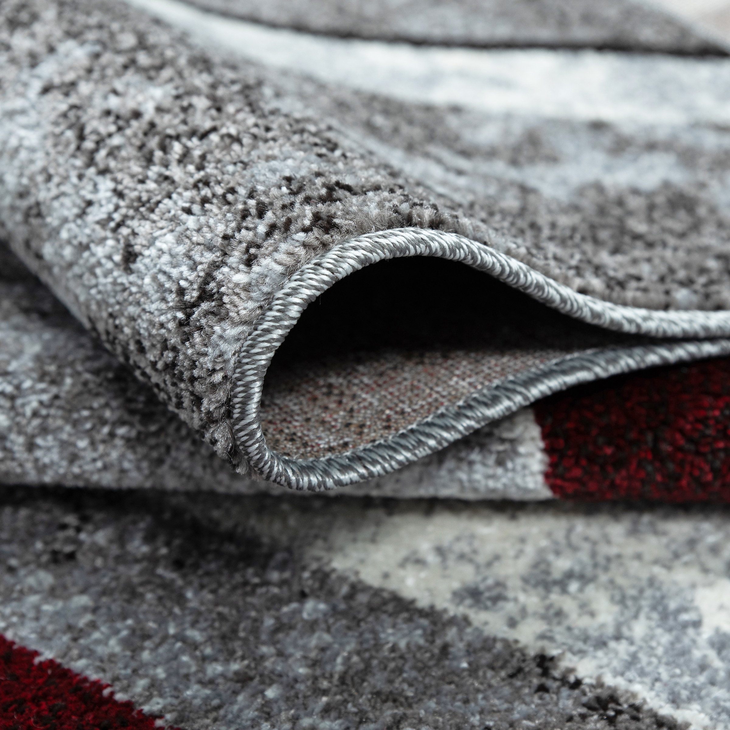 GOODproduct Teppich »Flow, geometrisches Design« rechteckig 9 mm Höhe grafisch, abstrakt, elegant, Wohnzimmer, Schlafzimmer