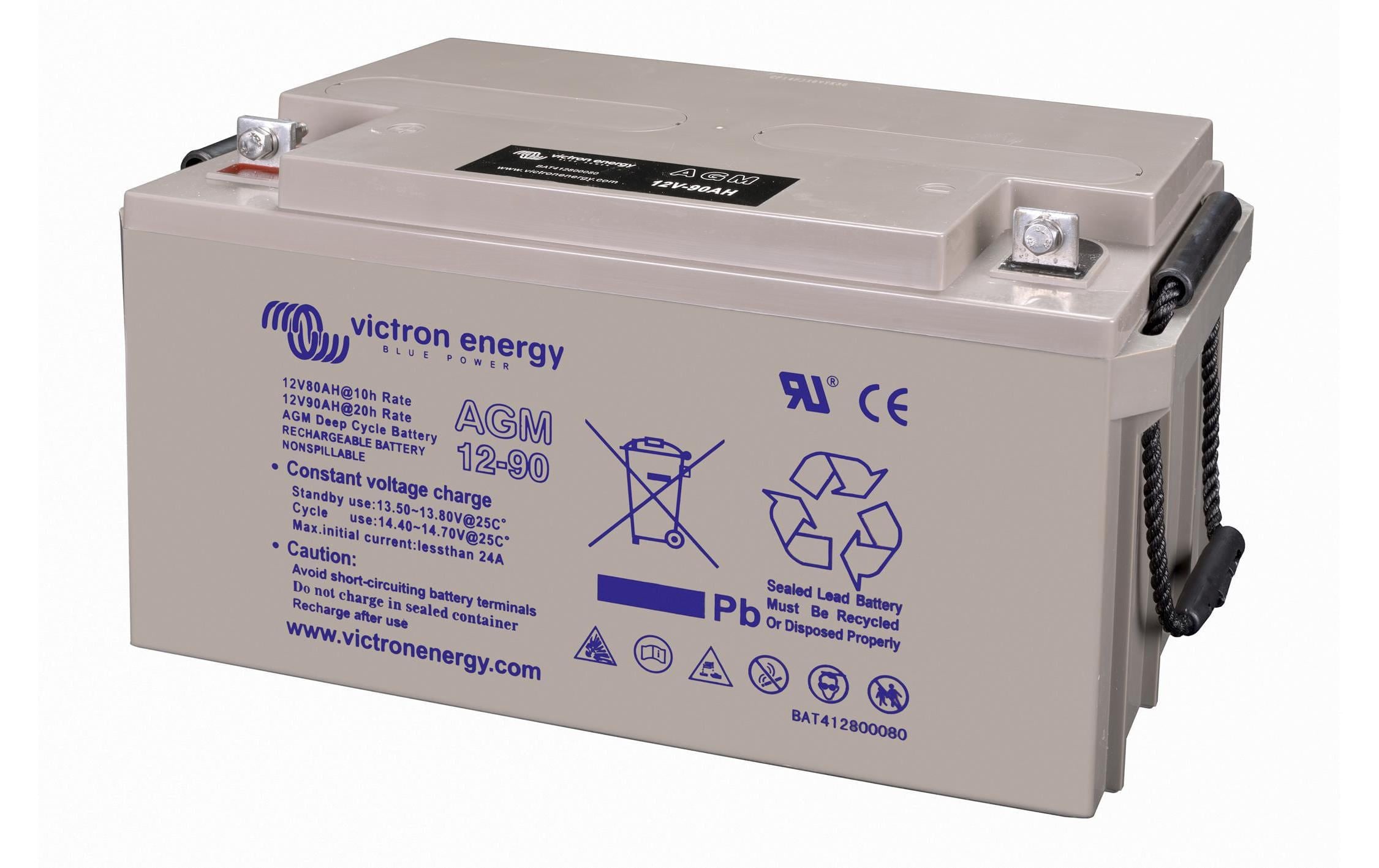 Victron Energy Batterie »AGM 12V 90Ah«, (1 St.)