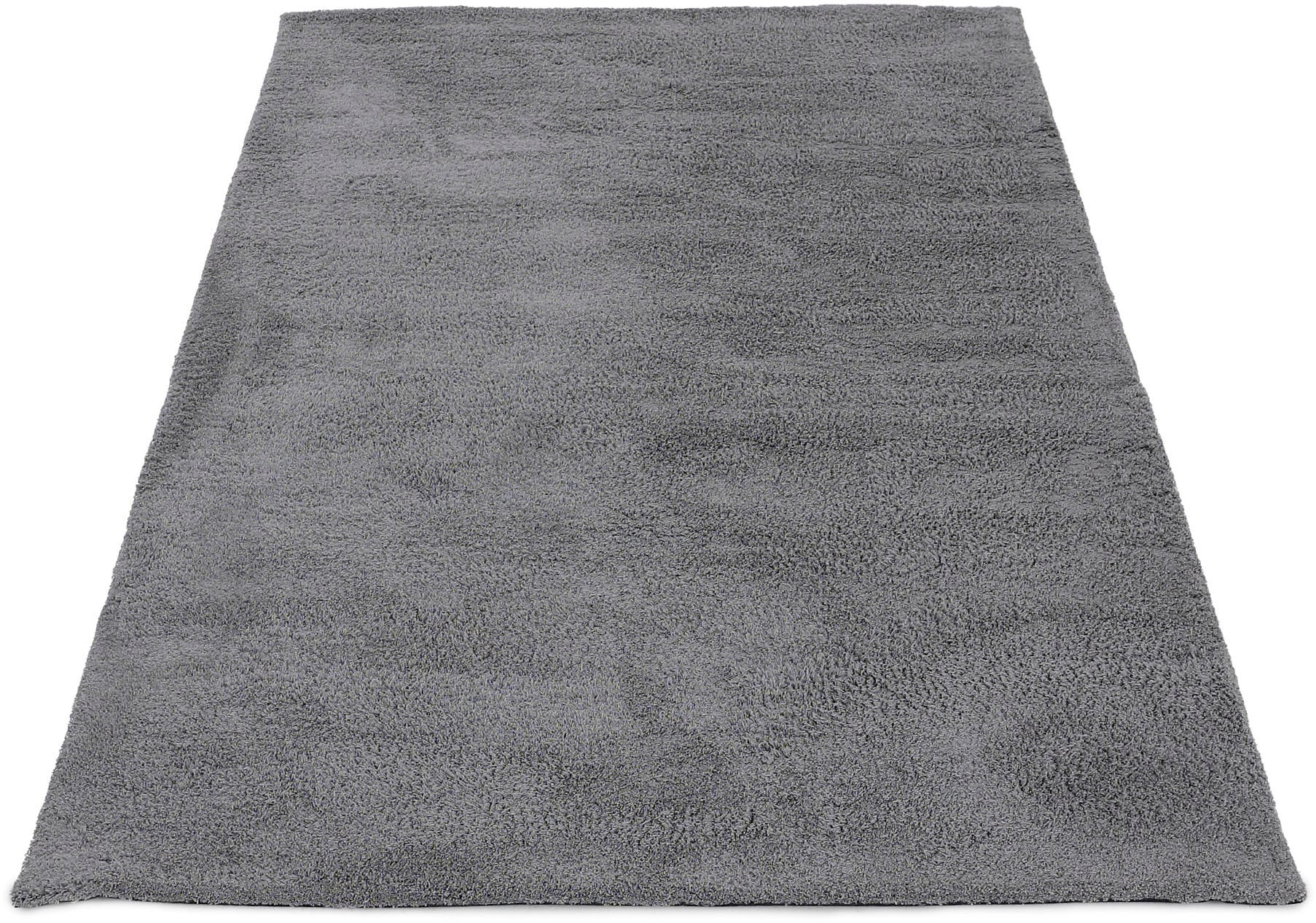 carpetfine Hochflor-Teppich »Silky«, rechteckig, 20 mm Höhe, Shaggy, Langflor, uni, besonders weich, handarbeit