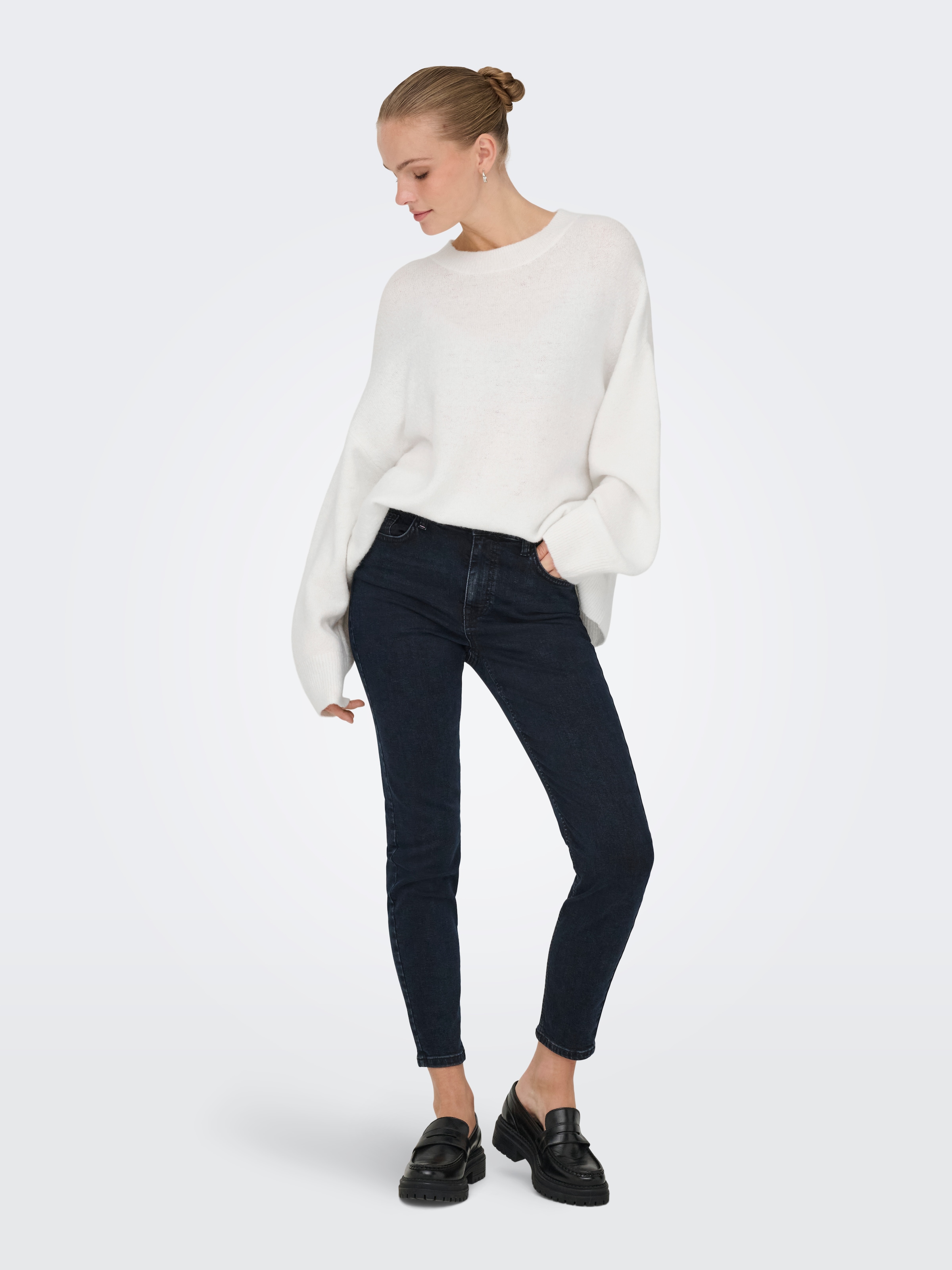 JDY »JDYSONJA L/S O-NECK PULLOVER KNT NOOS« mélange de matériaux