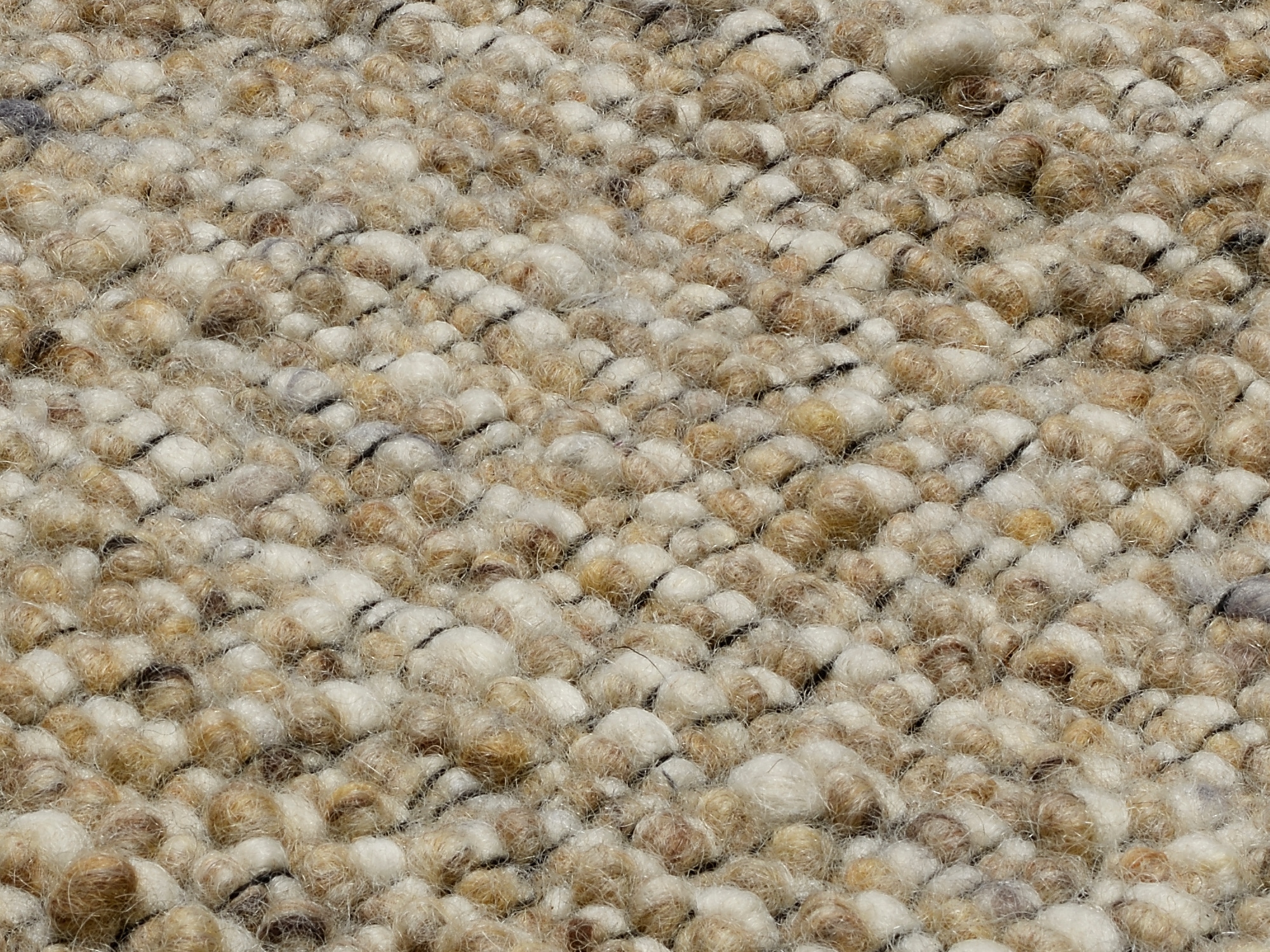 OCI DIE TEPPICHMARKE Tapis en laine »COUNTRY HANDWEB« Rectangulaire 12 mm Höhe 95 % laine, tissé main, fibres naturelles, tapis réversible, salon