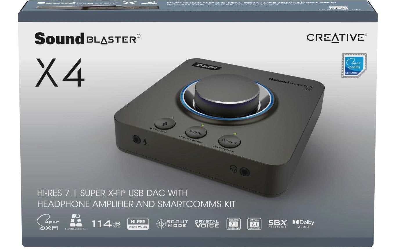 Creative Carte son USB »SoundBlaster X4« PC-Mac