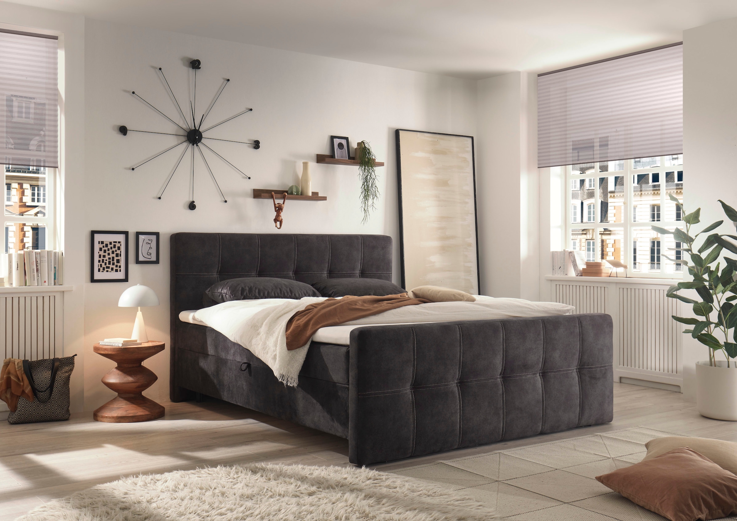 ED EXCITING DESIGN Boxbett »Valetta«, mit Bettkasten