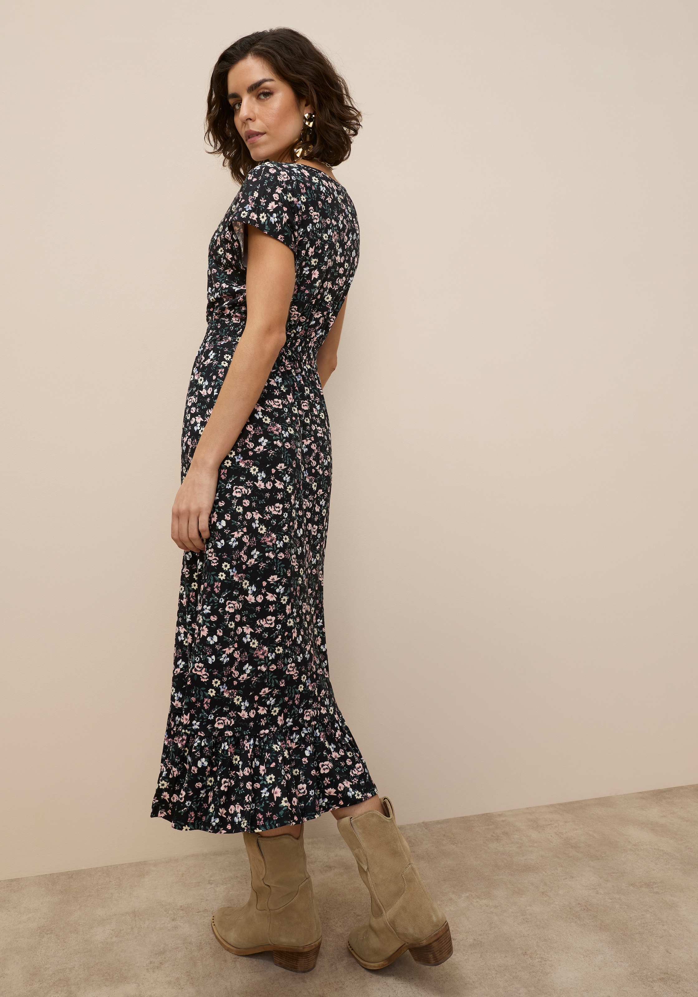 Laura Scott Robe d'été femininer Stil, für entspannte Tage, aus elastischem Single Jersey