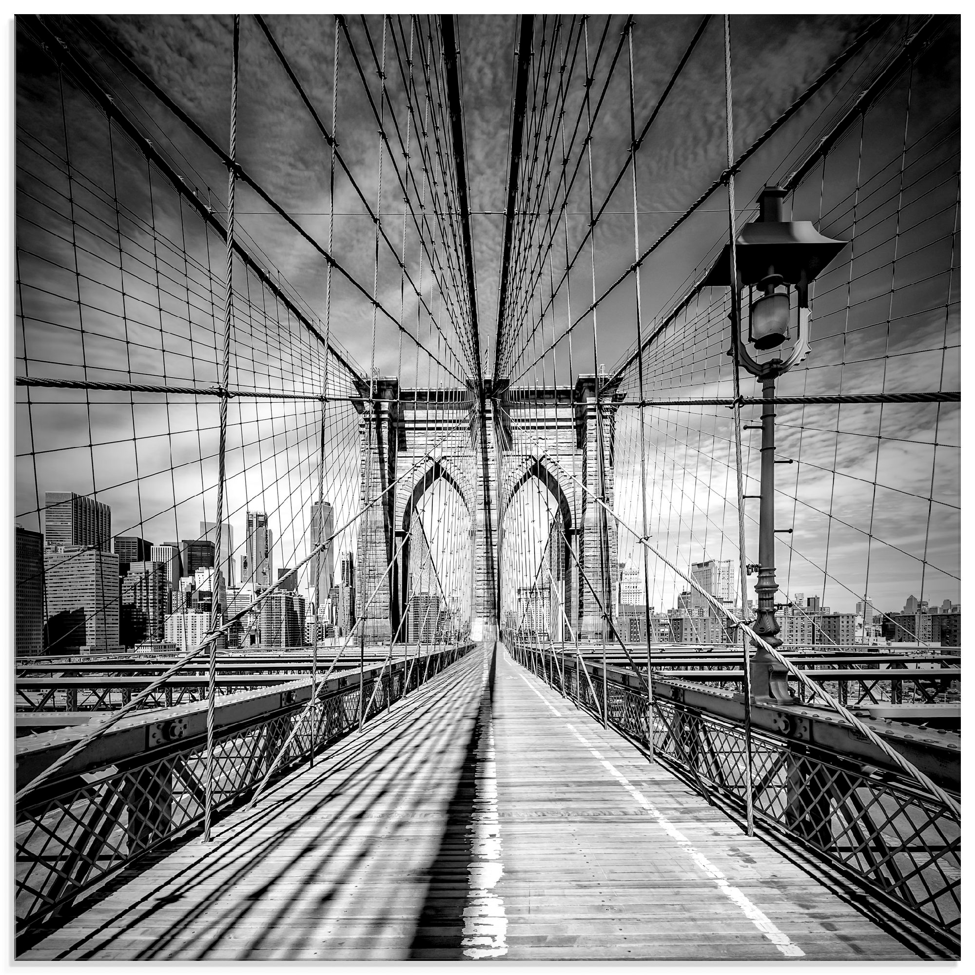 Image of Artland Glasbild »New York City Brooklyn Bridge«, Amerika, (1 St.) bei Ackermann Versand Schweiz