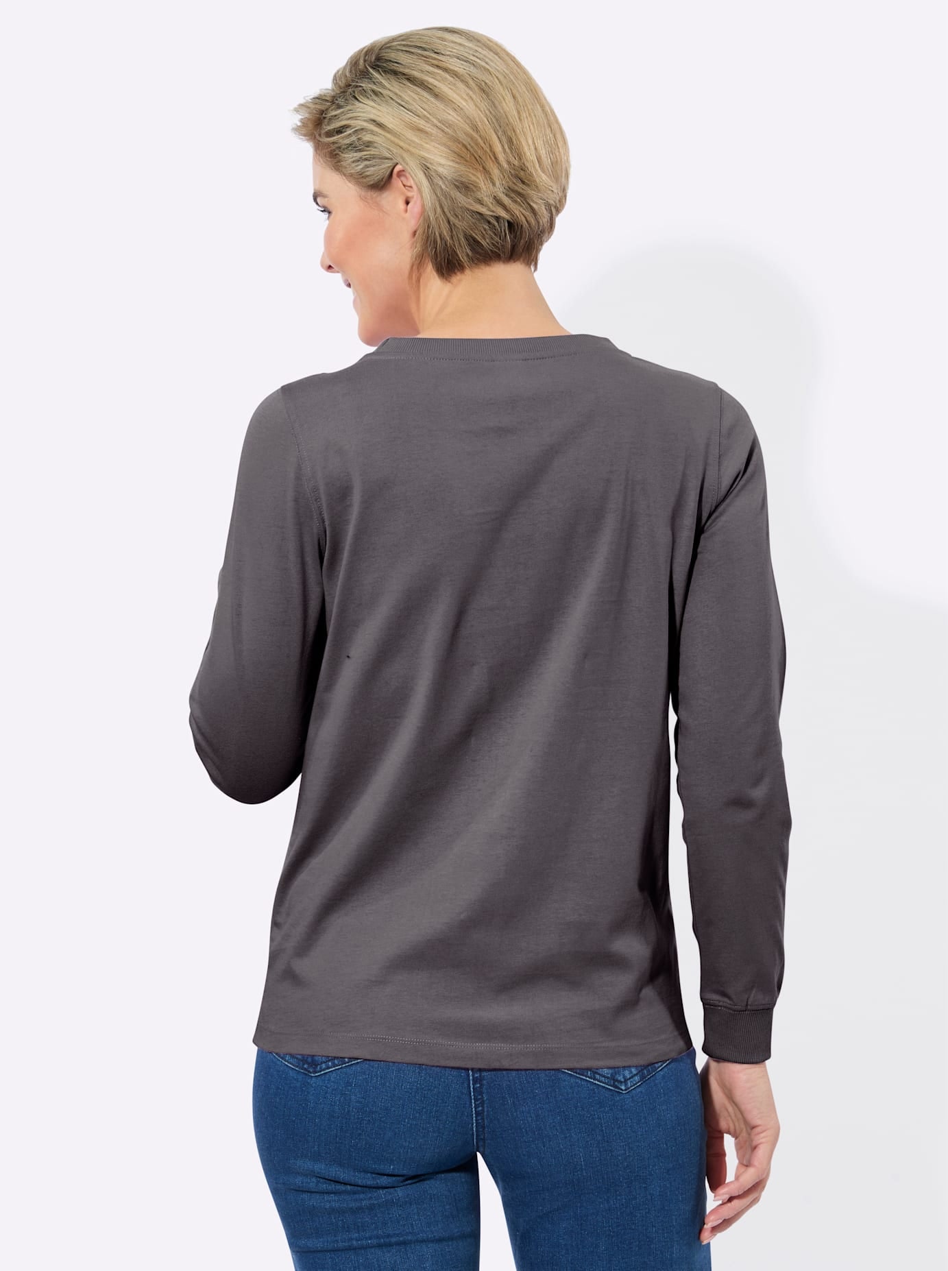 Classic Basics Shirt à col rond »Rundhals-Shirt« 2
