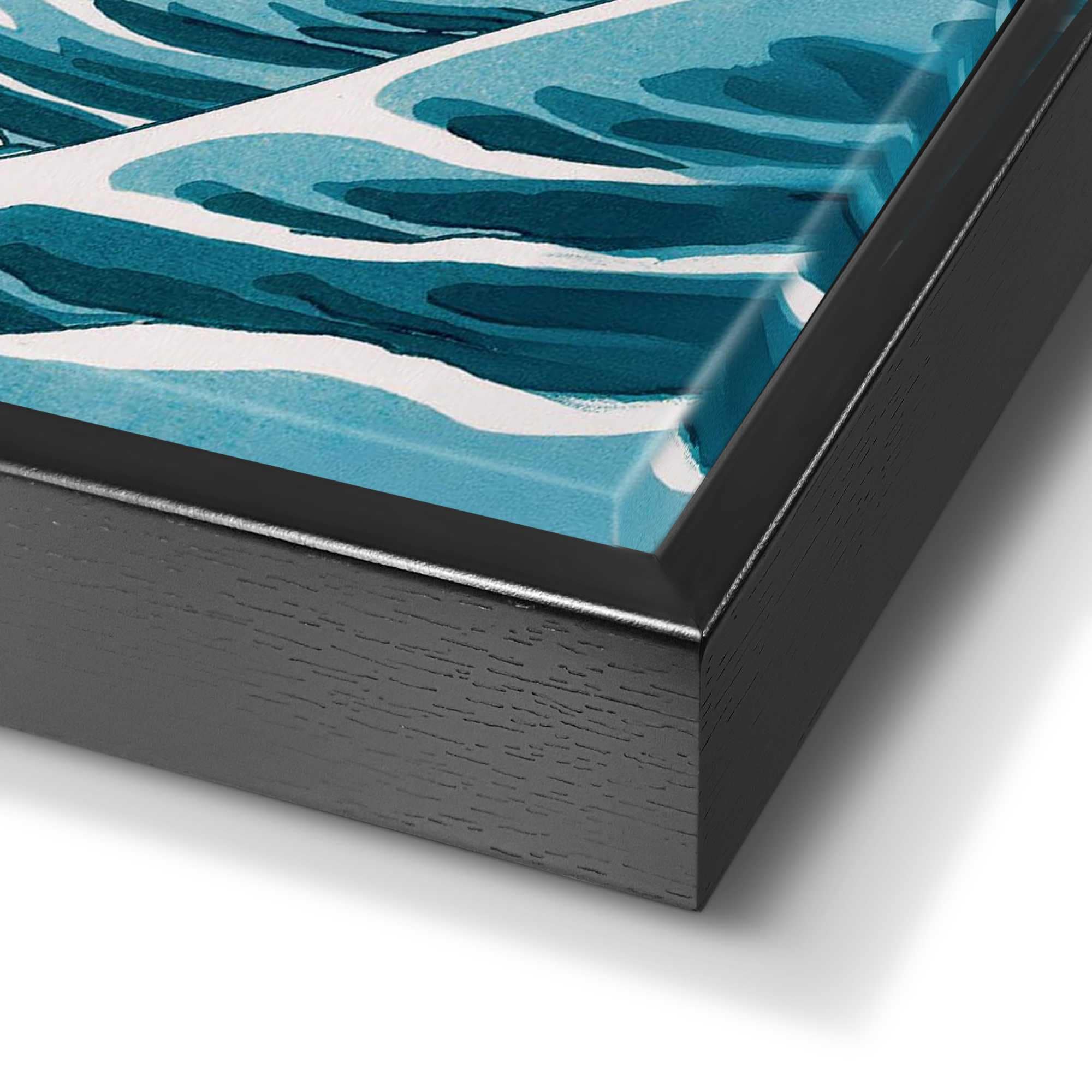 Reinders! Wandbild »Hokusai Grosse Welle«, Home Office - Blau - MDF - Berühmte Künstler - 118x70 cm