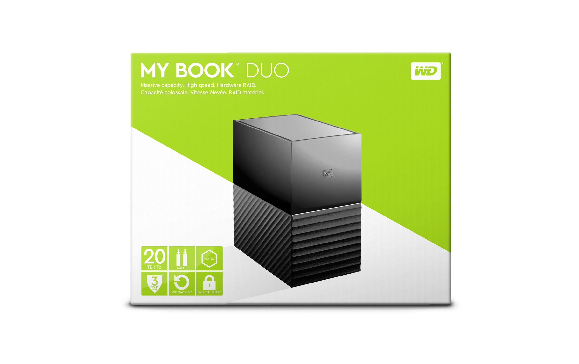 Western Digital externe HDD-Festplatte »Externe Festplatte My Book Duo 20 TB«