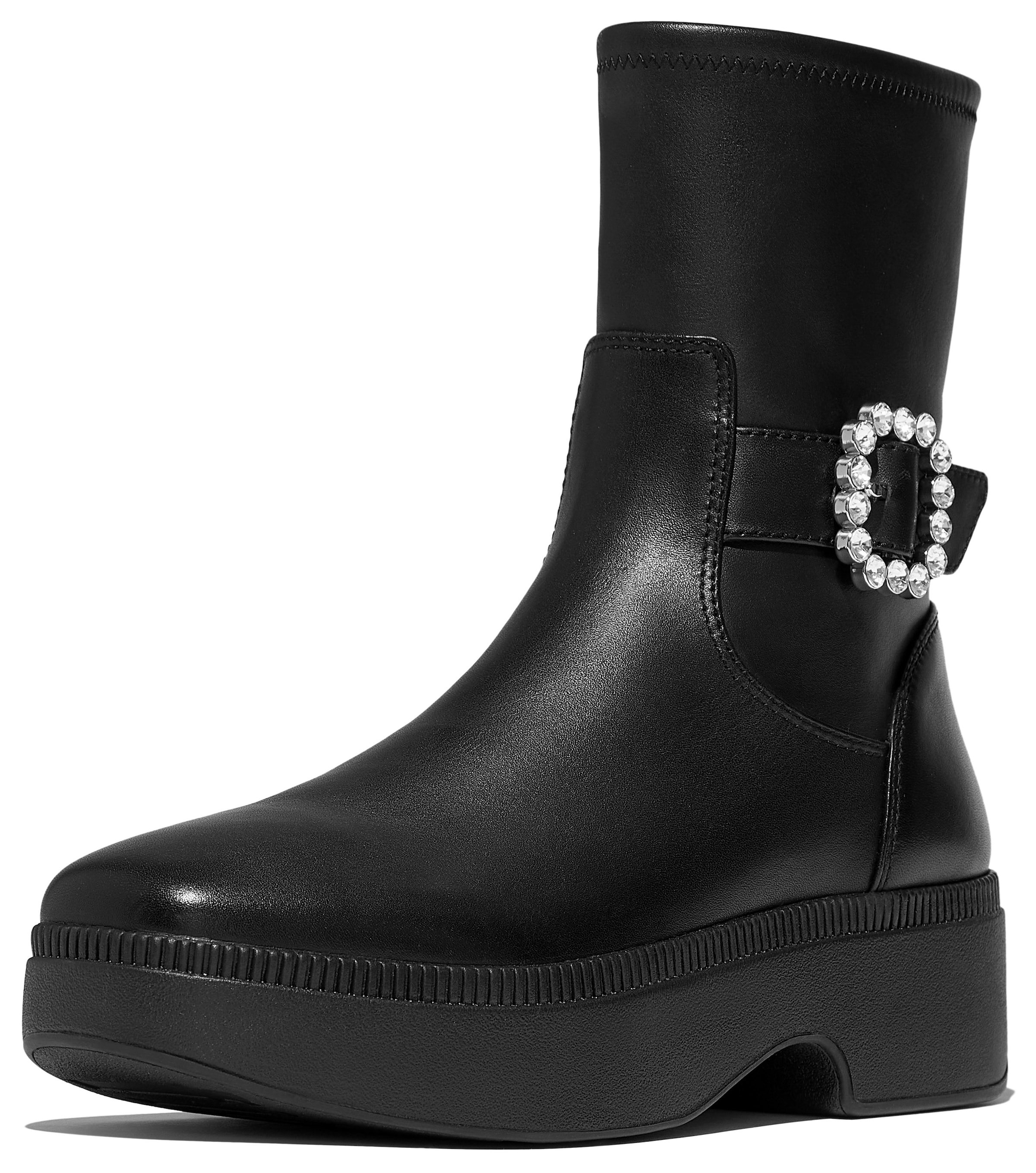 Fitflop Plateaustiefelette »F-LUMA CRYSTAL«  Boots, Chunky Boot mit Plateausohle