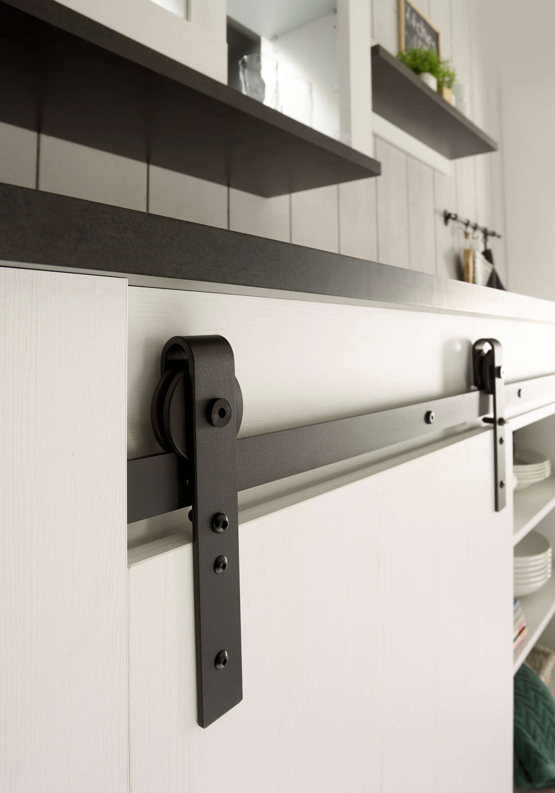 Home affaire Küche »Sherwood« Breite 210 cm, ohne E-Geräte