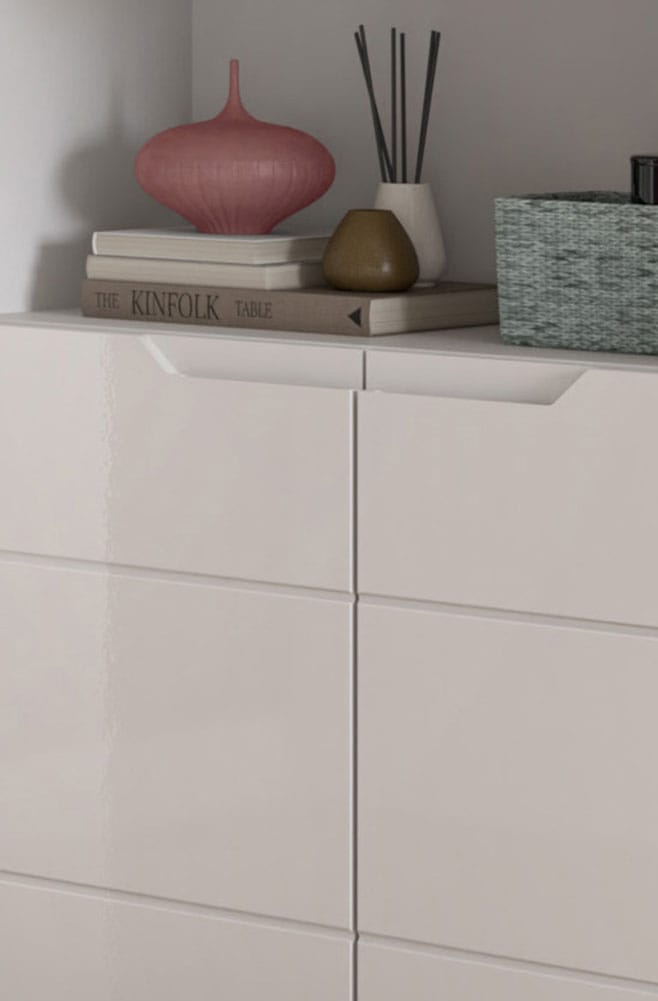 INOSIGN Aktenschrank »CAPRI, 2 Türen inkl. eingefasster Griffmulde, 5 Einlegeböden« Mehrzweckschrank, Aktenregal, Regal, Stauraumregal, Universalschrank