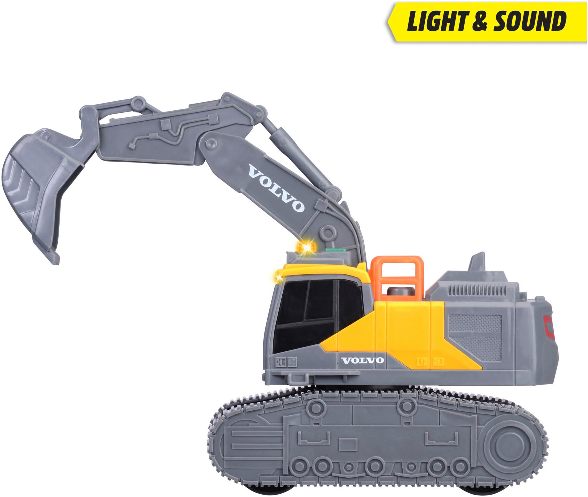 Dickie Toys Spielzeug-Bagger »Volvo Tracked Excavator« mit Licht und Sound