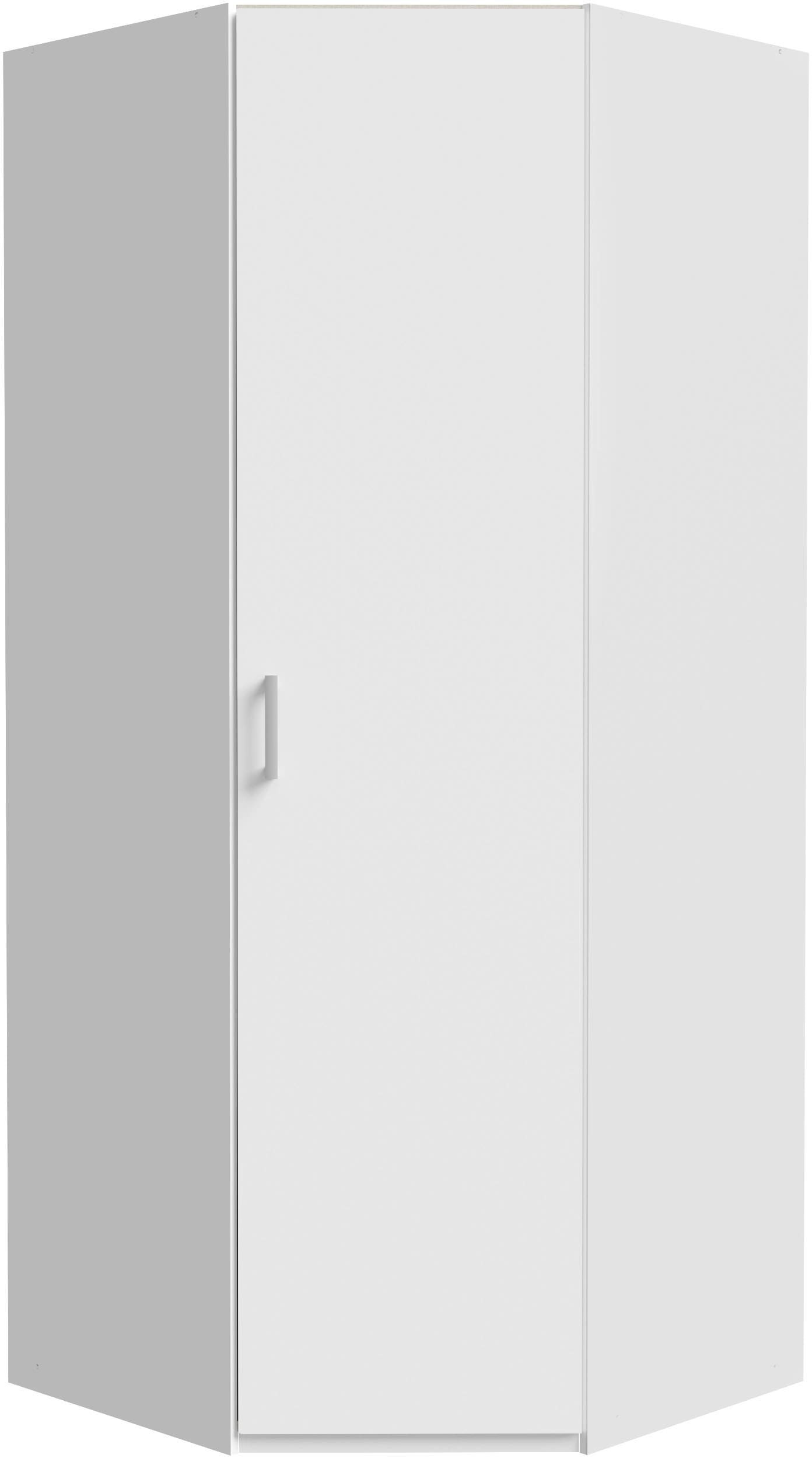 FORTE Eckkleiderschrank Eckkleiderschrank, Stauraum, Aufsatz optional bestellbar