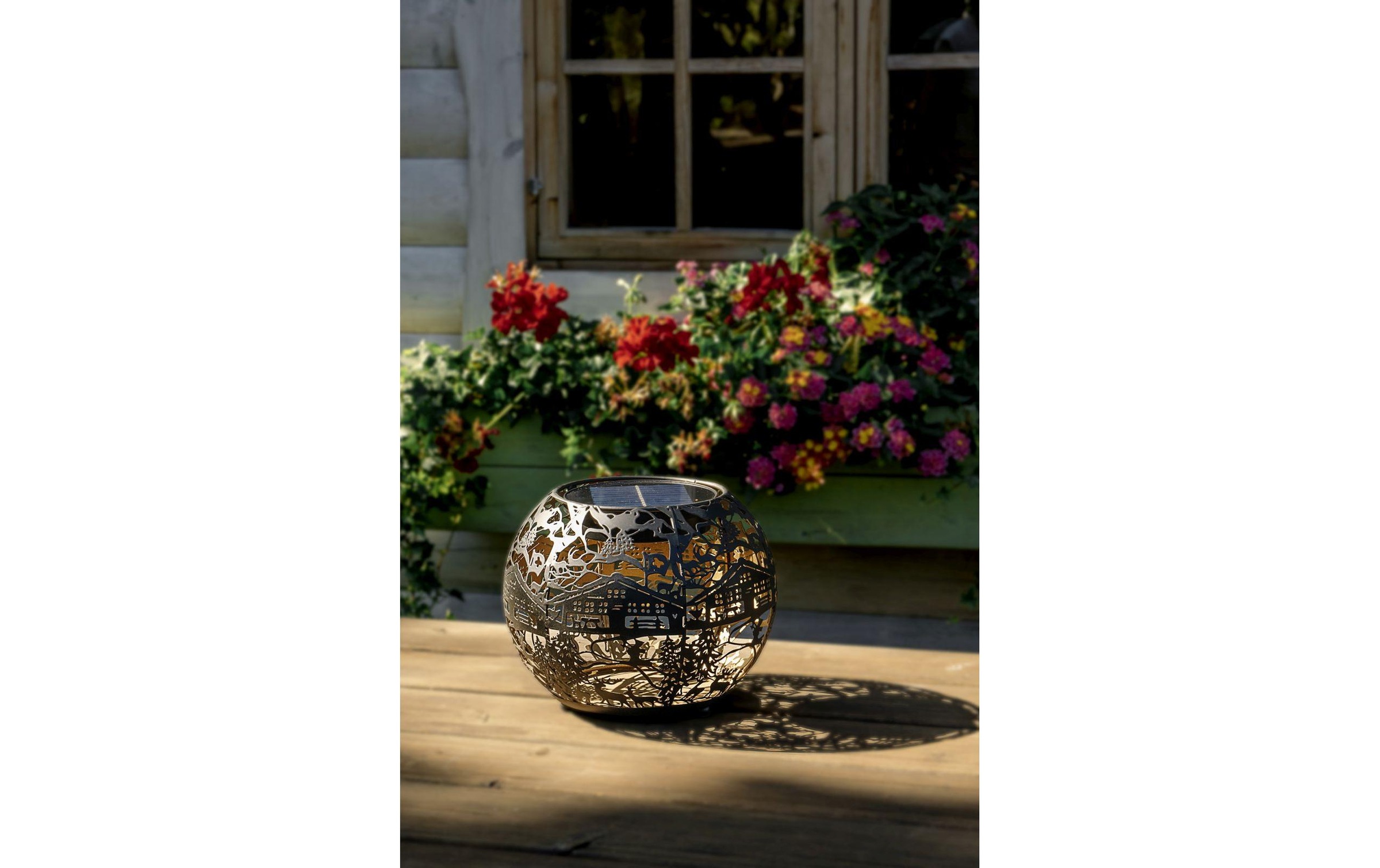 STT LED Solarleuchte »Globe Silueta« Warmweiss