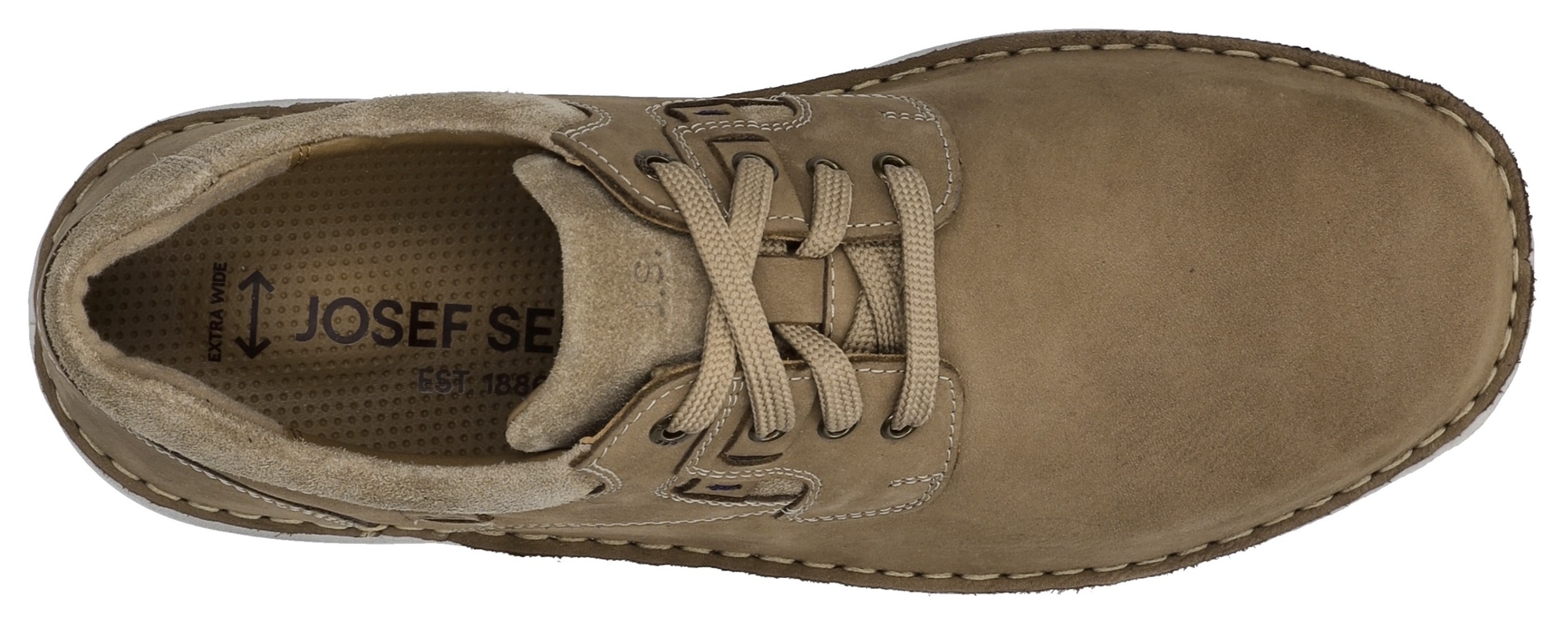 Josef Seibel Chaussure à lacets »New Anvers 36«  Sneaker, Komfortschuh, Halbschuh mit Kontrastnähten, Weite K