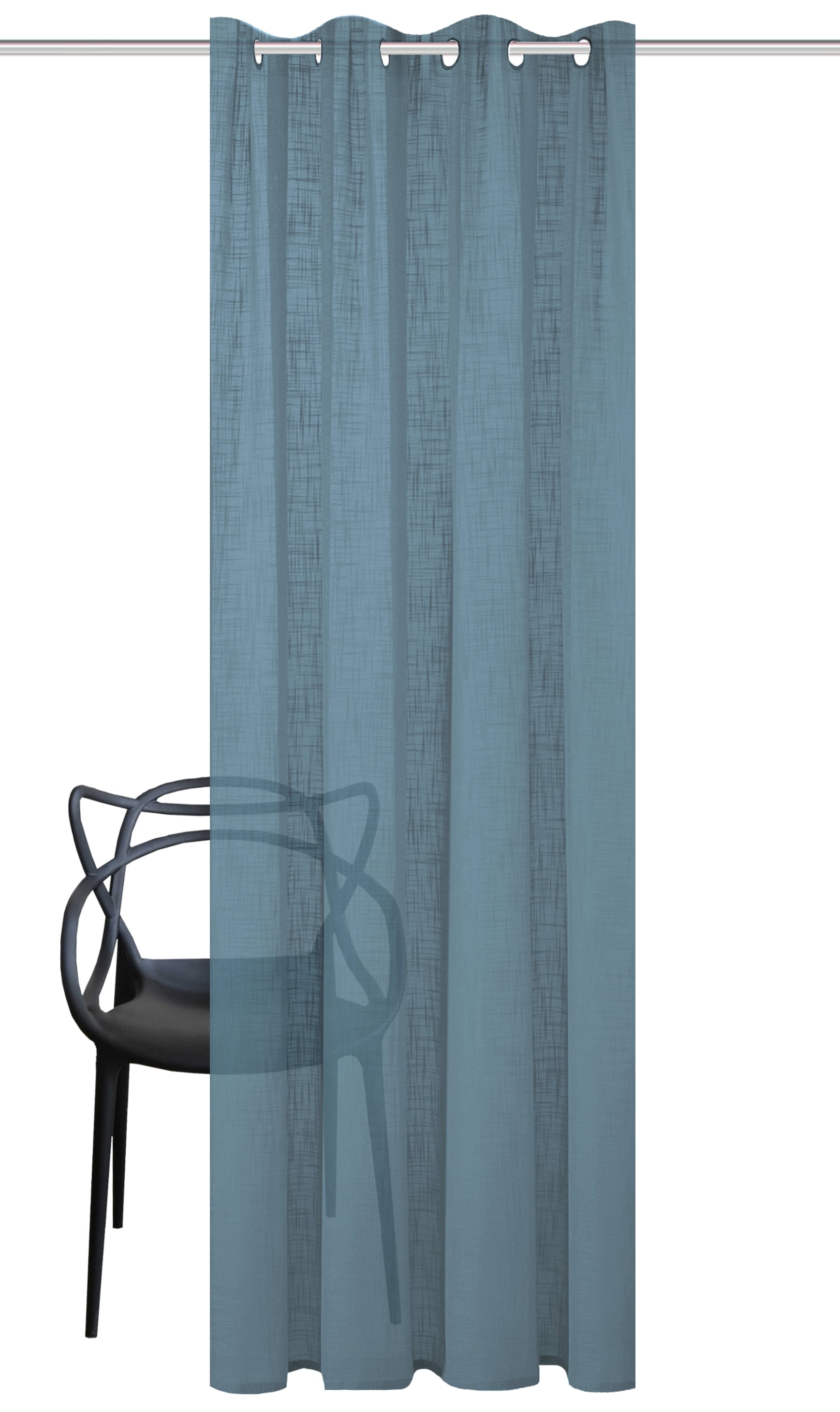 Home Basics Rideau »SOFTY« Oeillets 1 cuis tlg. Ösenschal Leinenstruktur SOFT