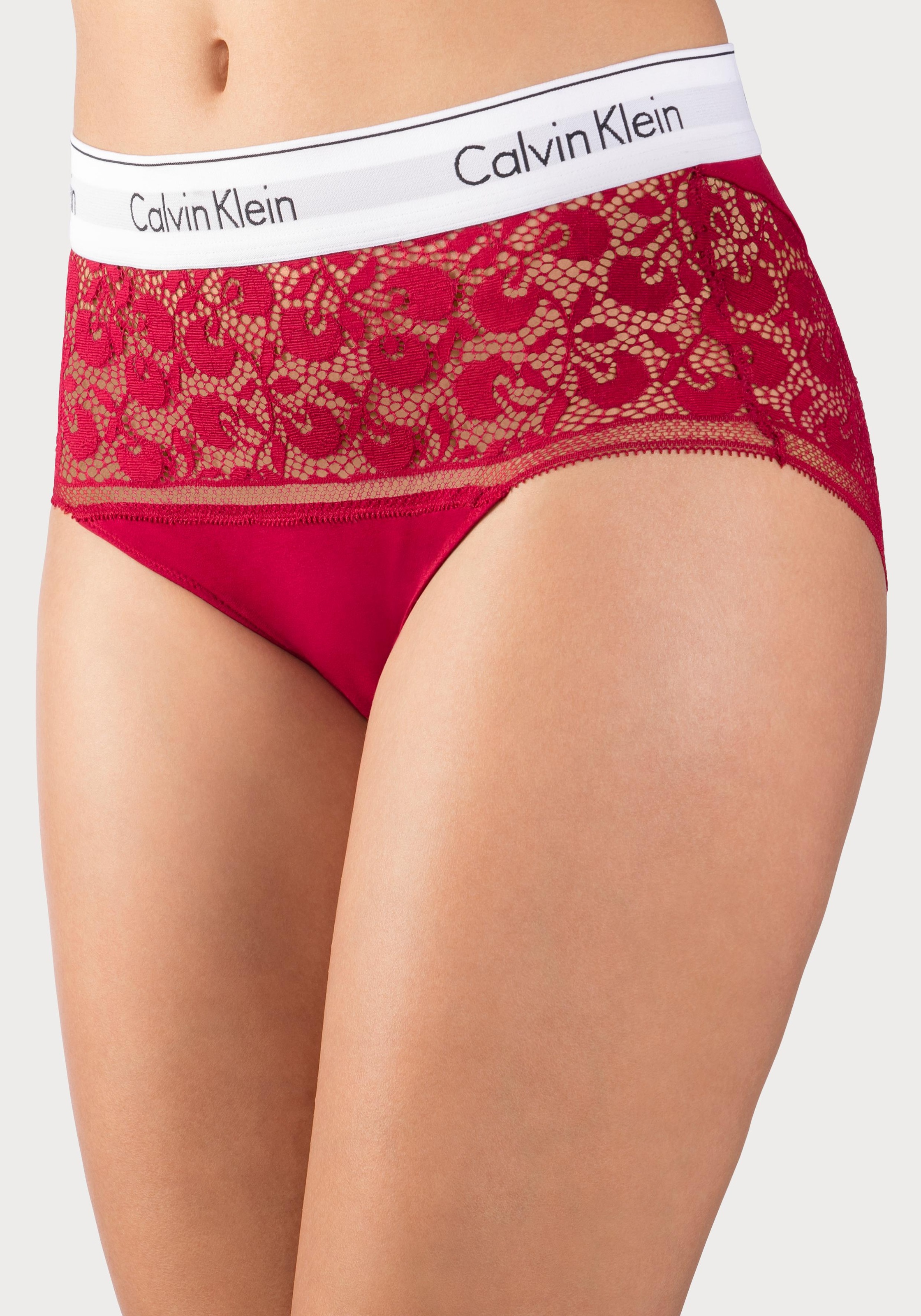 Image of Calvin Klein Hipster »MODERN COTTON LACE«, mit breitem Spitzeneinsatz unterhalb des Logobündchens bei Ackermann Versand Schweiz