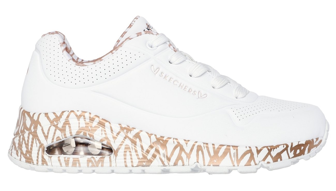 Skechers Sneakers »UNO LOVING LOVE«  Freizeitschuh, Halbschuh, Schnürschuh mit Luftkammersohle