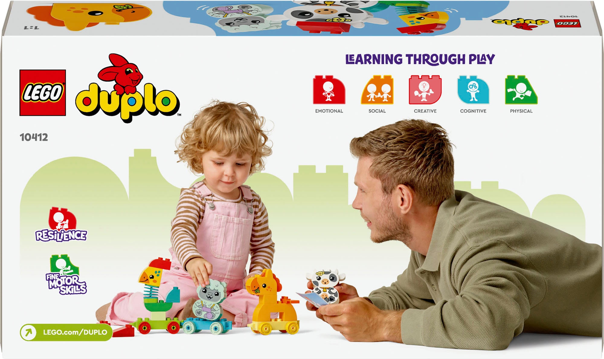 LEGO® Konstruktionsspielsteine »Tierzug (10412), DUPLO My First« Made in Europe