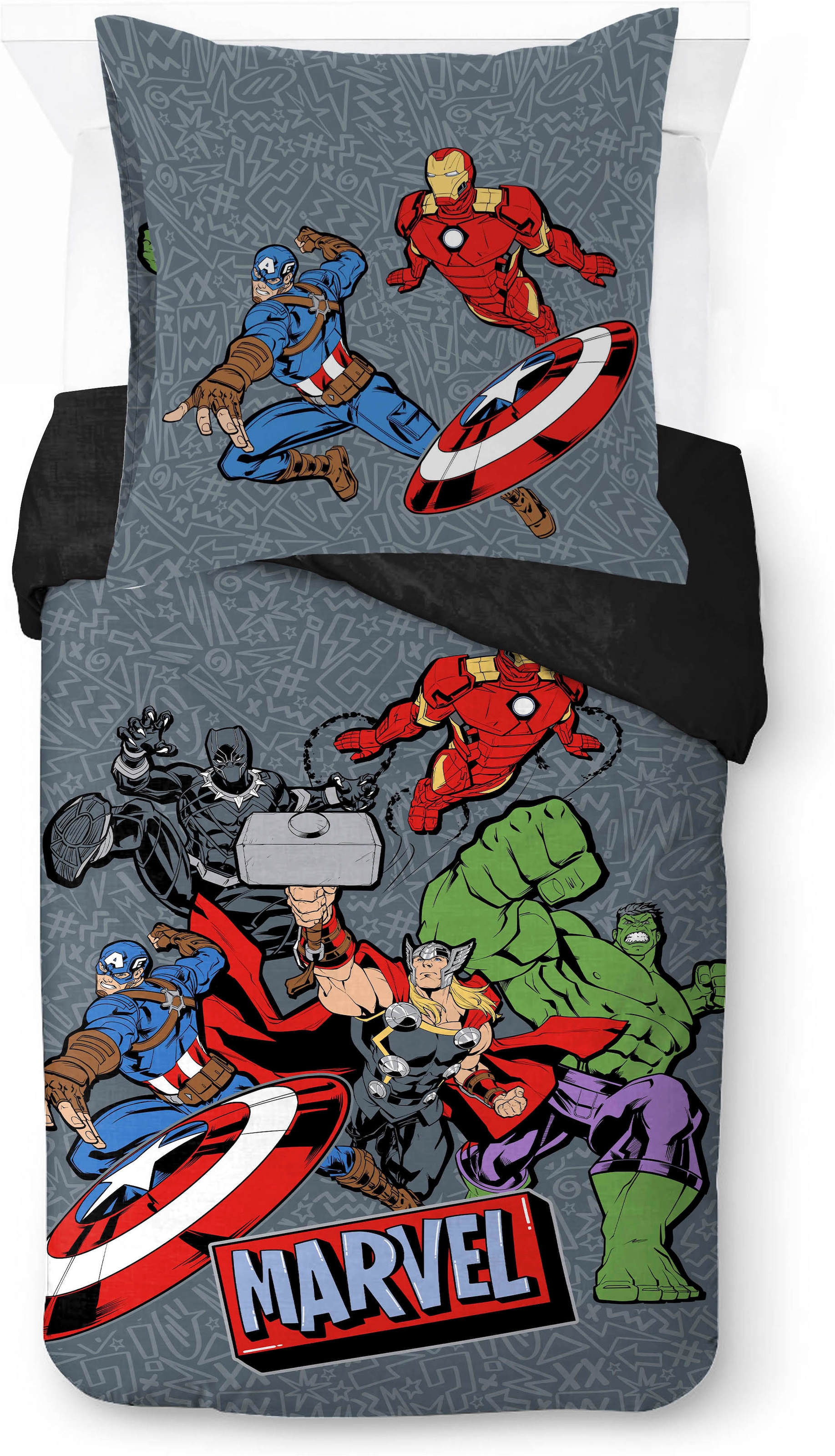 Image of MARVEL Kinderbettwäsche "Avengers Dont Sweat" 2 100% Baumwolle