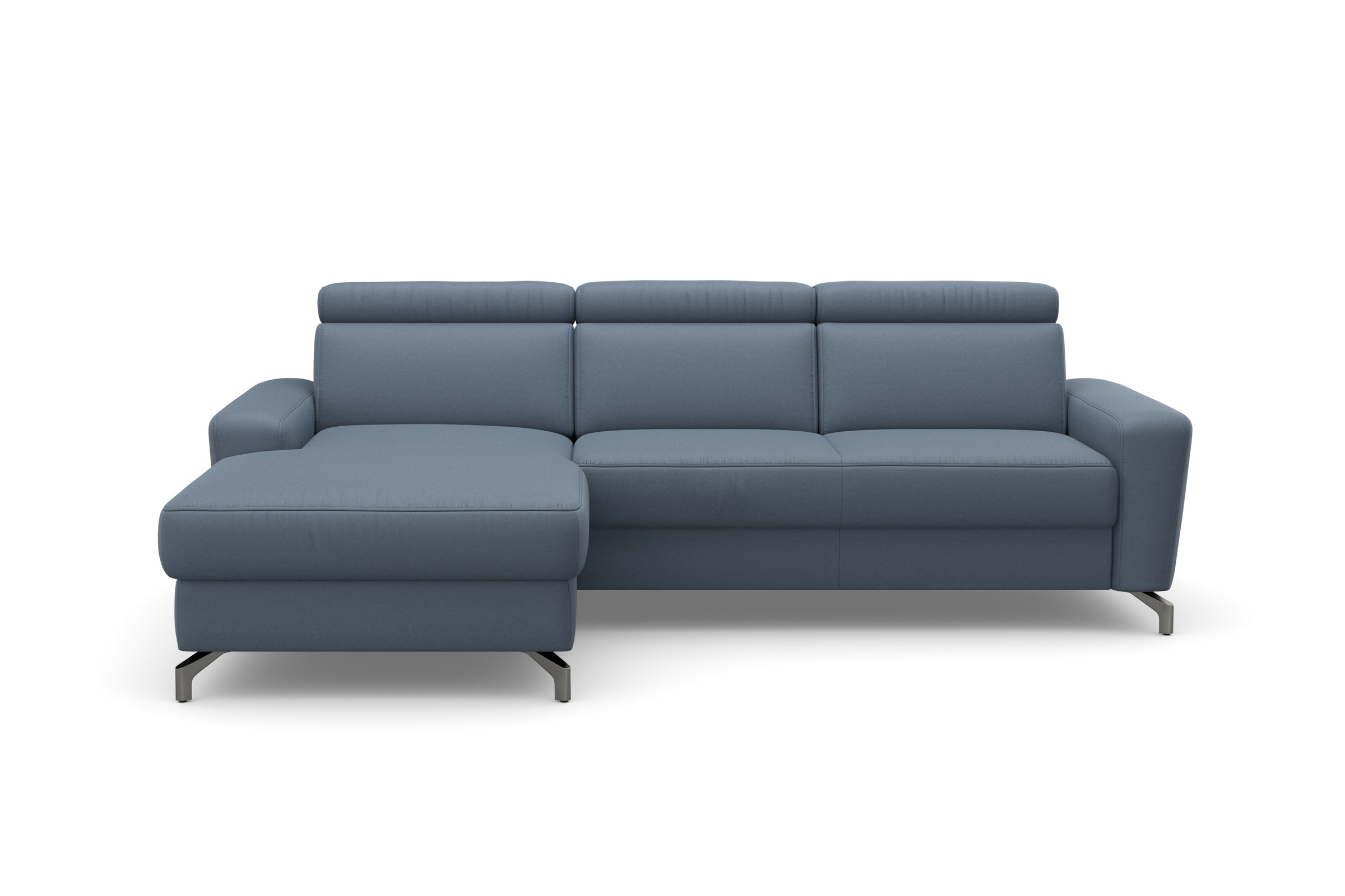 sit&more Ecksofa »Scarlett L-Form«, inklusive Kopfteilverstellung, wahlweise mit Bettfunktion, Bettkasten