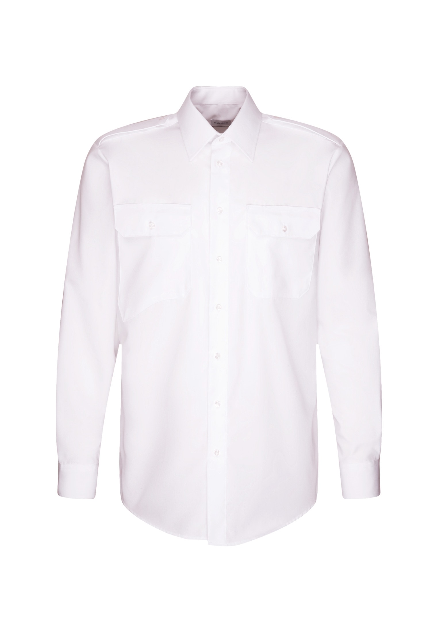 seidensticker Chemise de pilote »Pilotenhemd« Regular 1/1 Kentkragen Uni