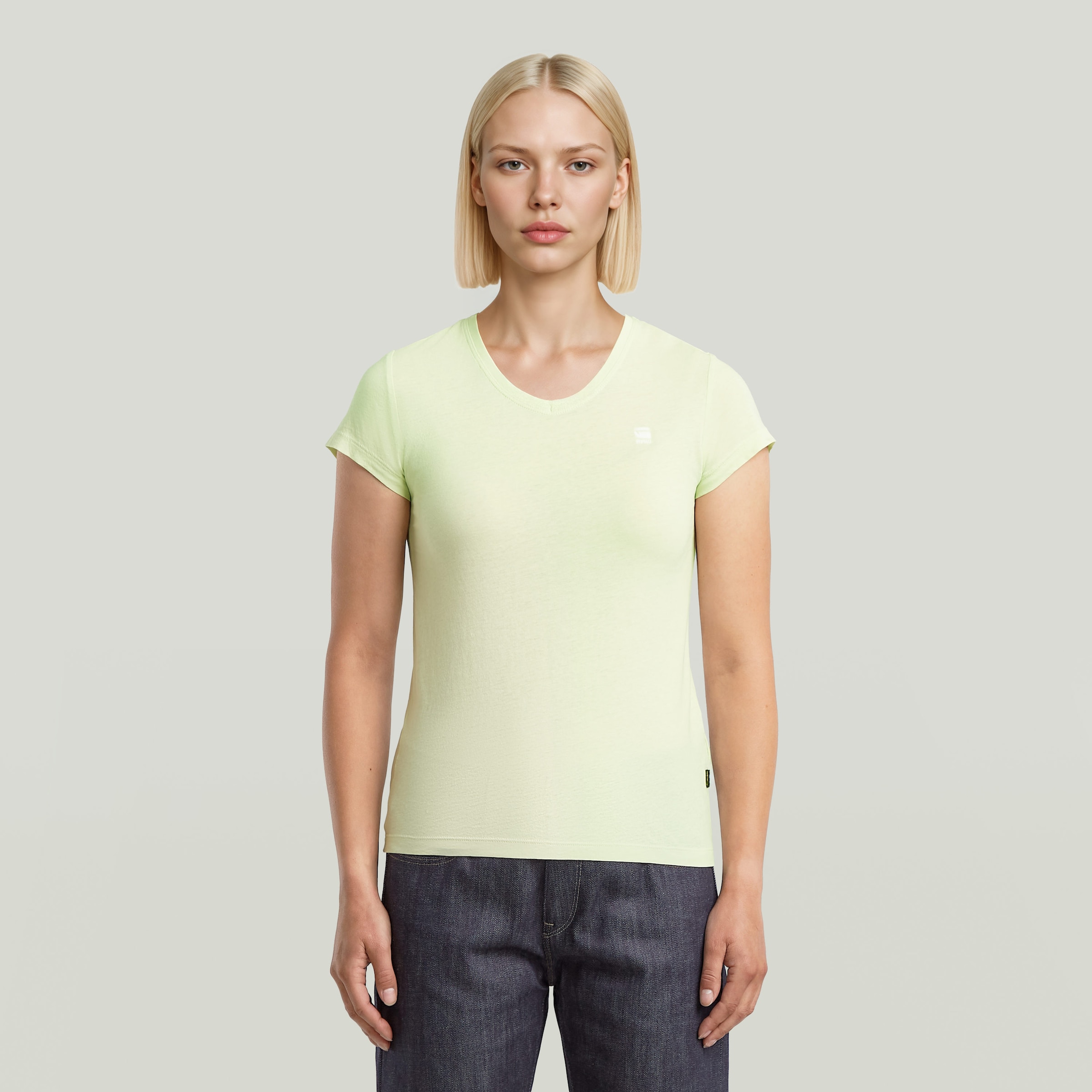 G-STAR V-Shirt »Eyben« mit Label