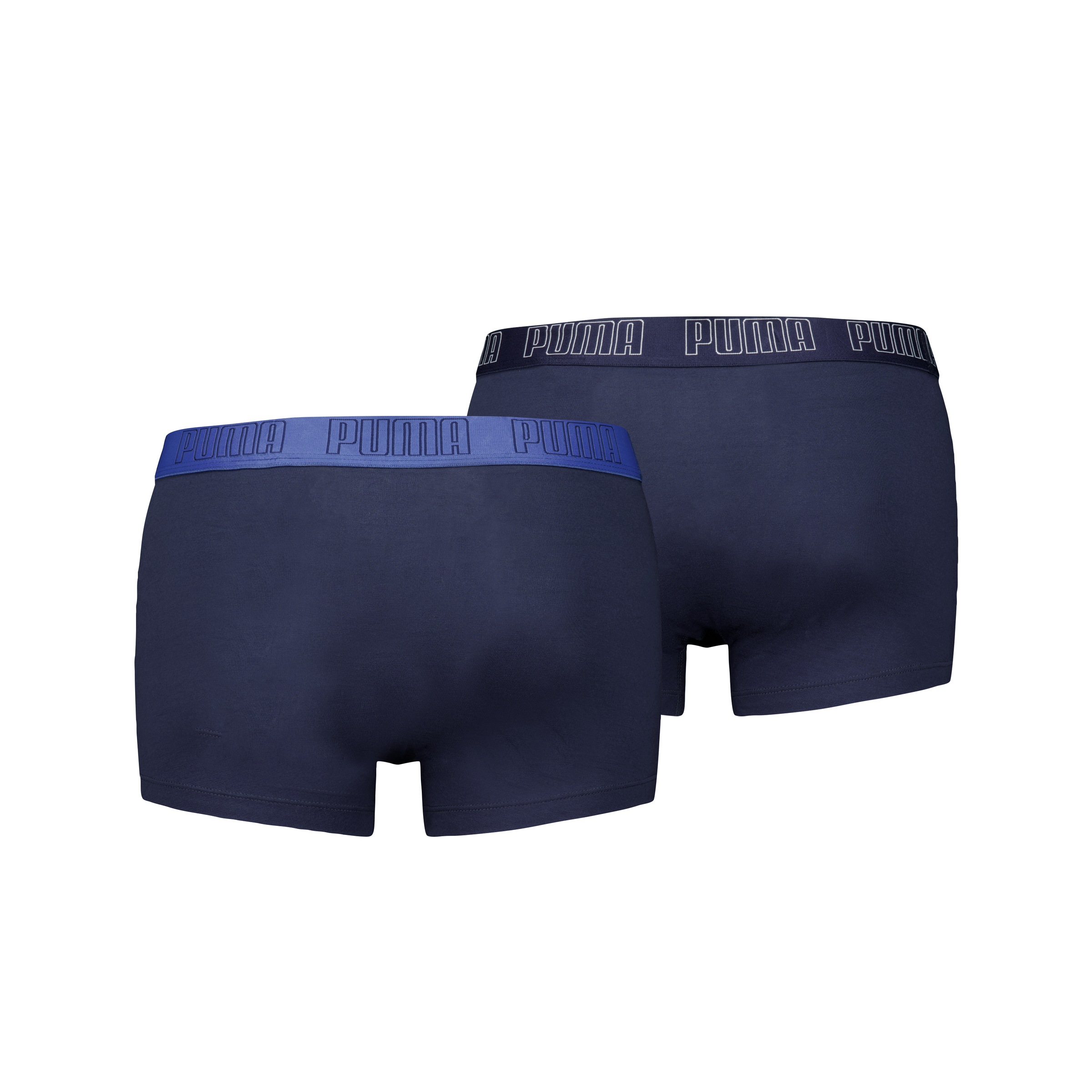 PUMA Tronc »PUMA MEN EVERYDAY TRUNKS 2P« Paquet,  avec ceinture tissée contrastée
