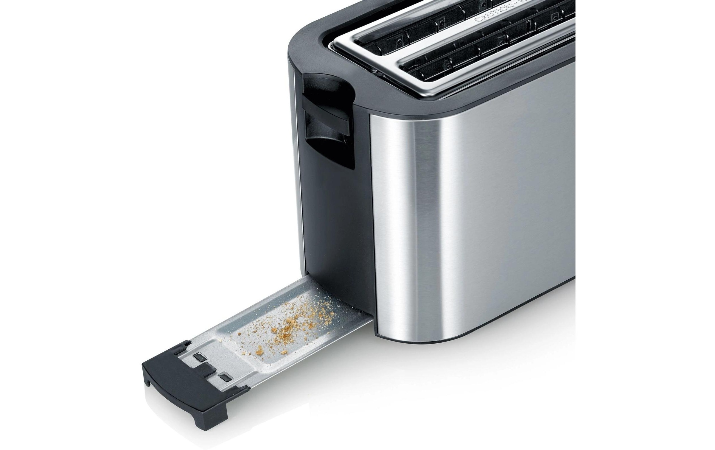 Severin Toaster »AT 2590 Schwarz/Silber«, für 4 Scheiben, 1400 W