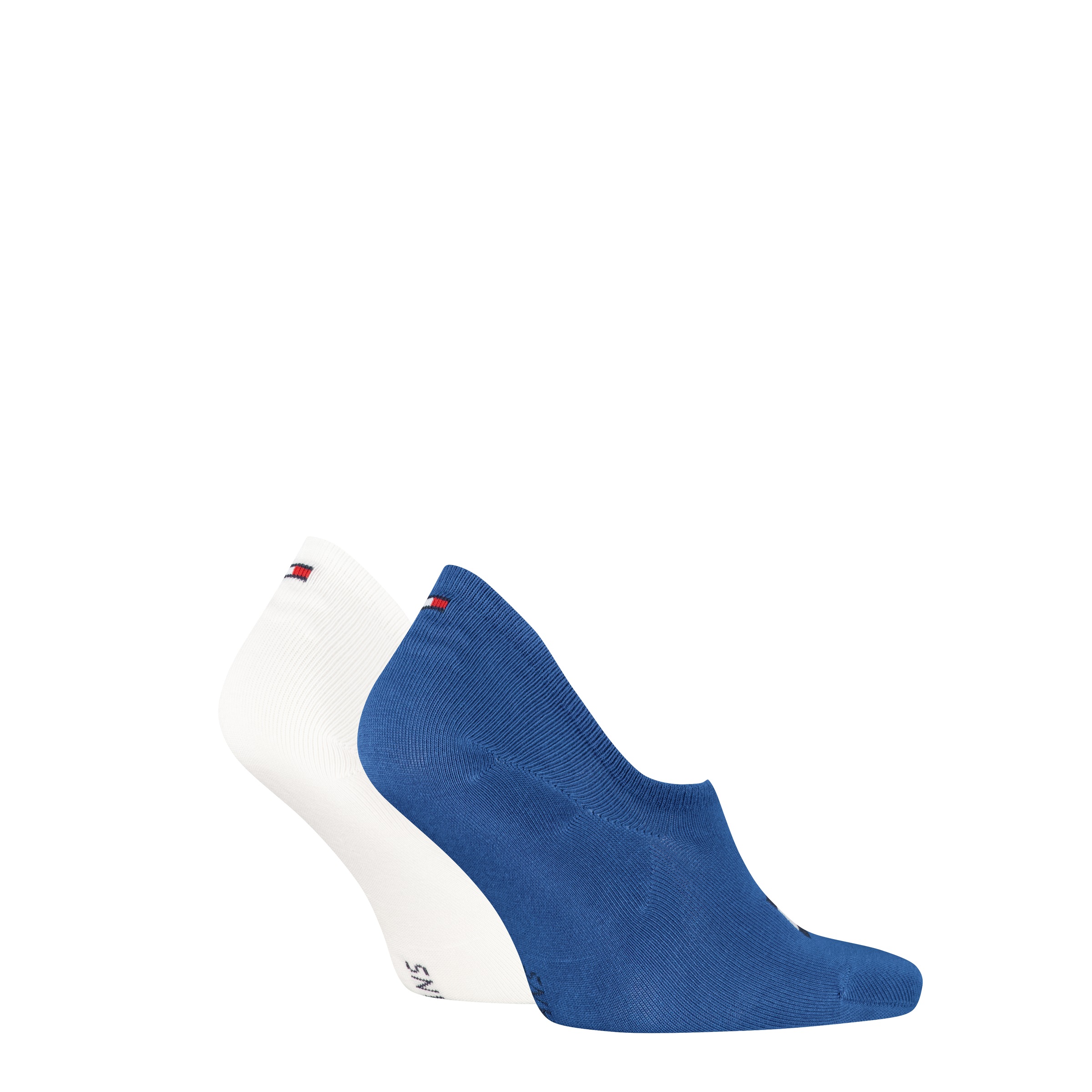 Tommy Hilfiger Chaussons »TH UNI TJ FOOTIE 2P FLAG« 2 Paar,  Mit grossem Flag-Label vorn