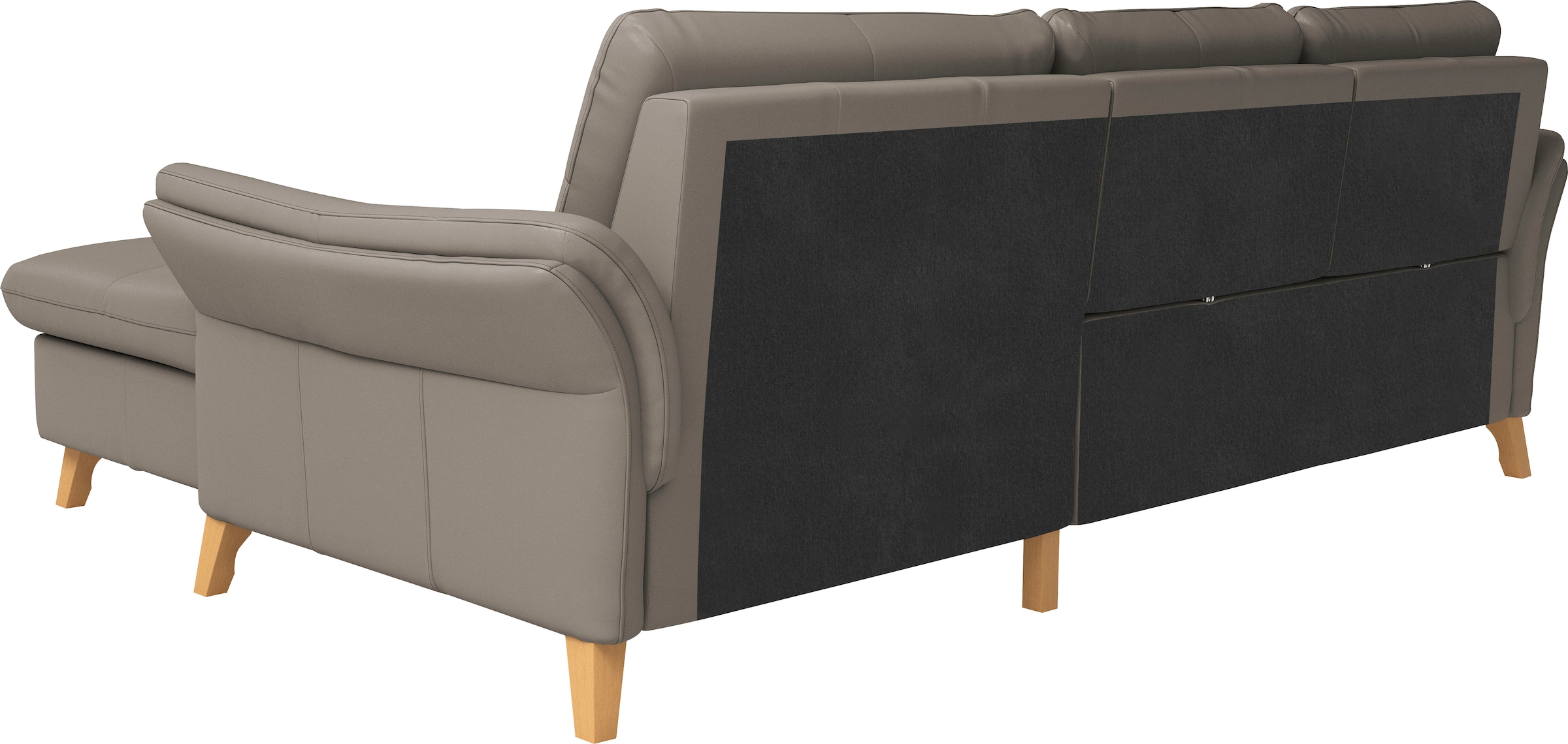 sit&more Ecksofa »Göteborg«, Sitztiefenverstellung und Federkern, wahlweise mit Bettfunktion