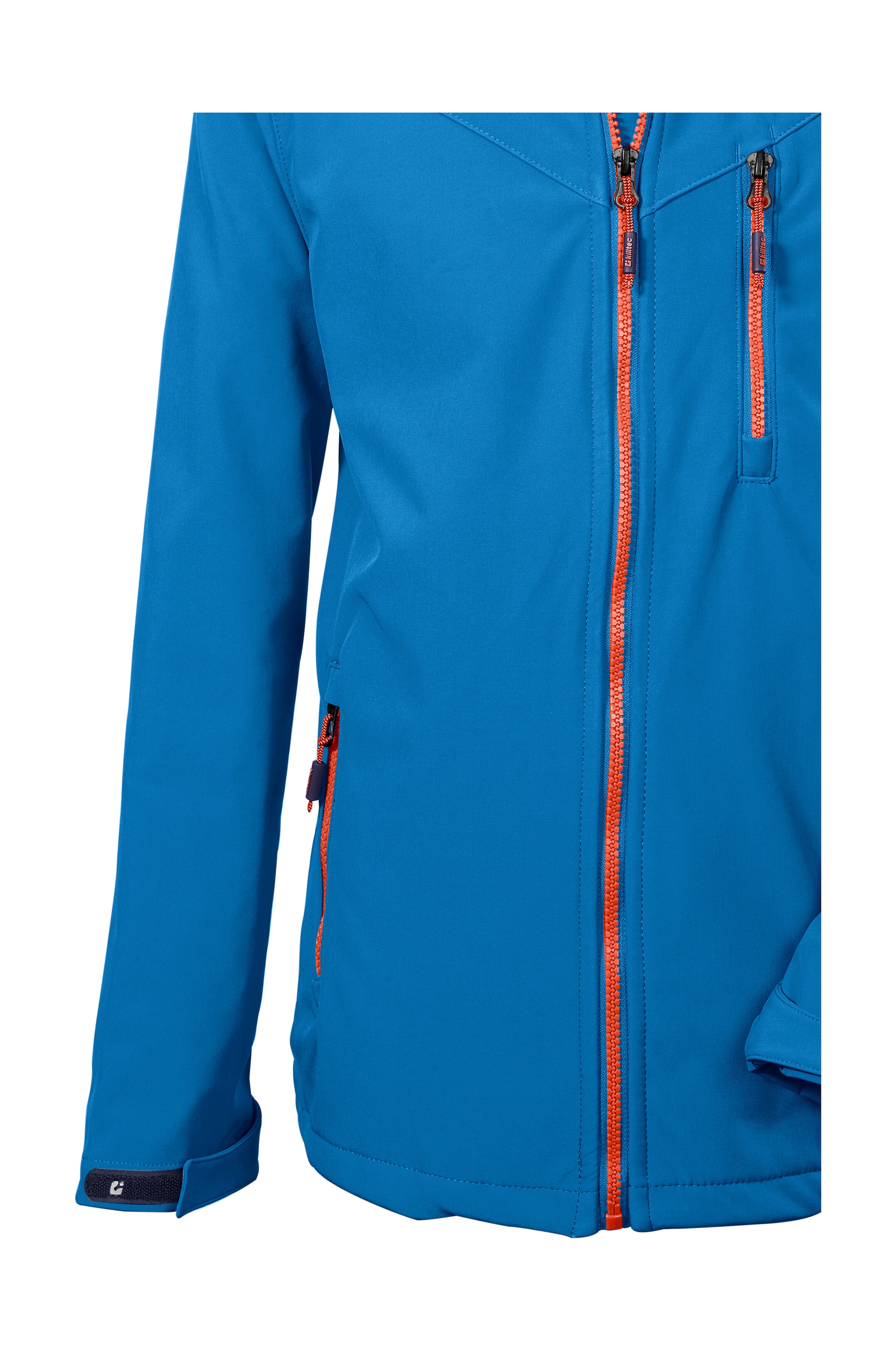 Killtec Softshelljacke »Boys Softshelljacke«, Wasserabweisende Softshelljacke mit Kapuze, Fleece und PFAs-frei