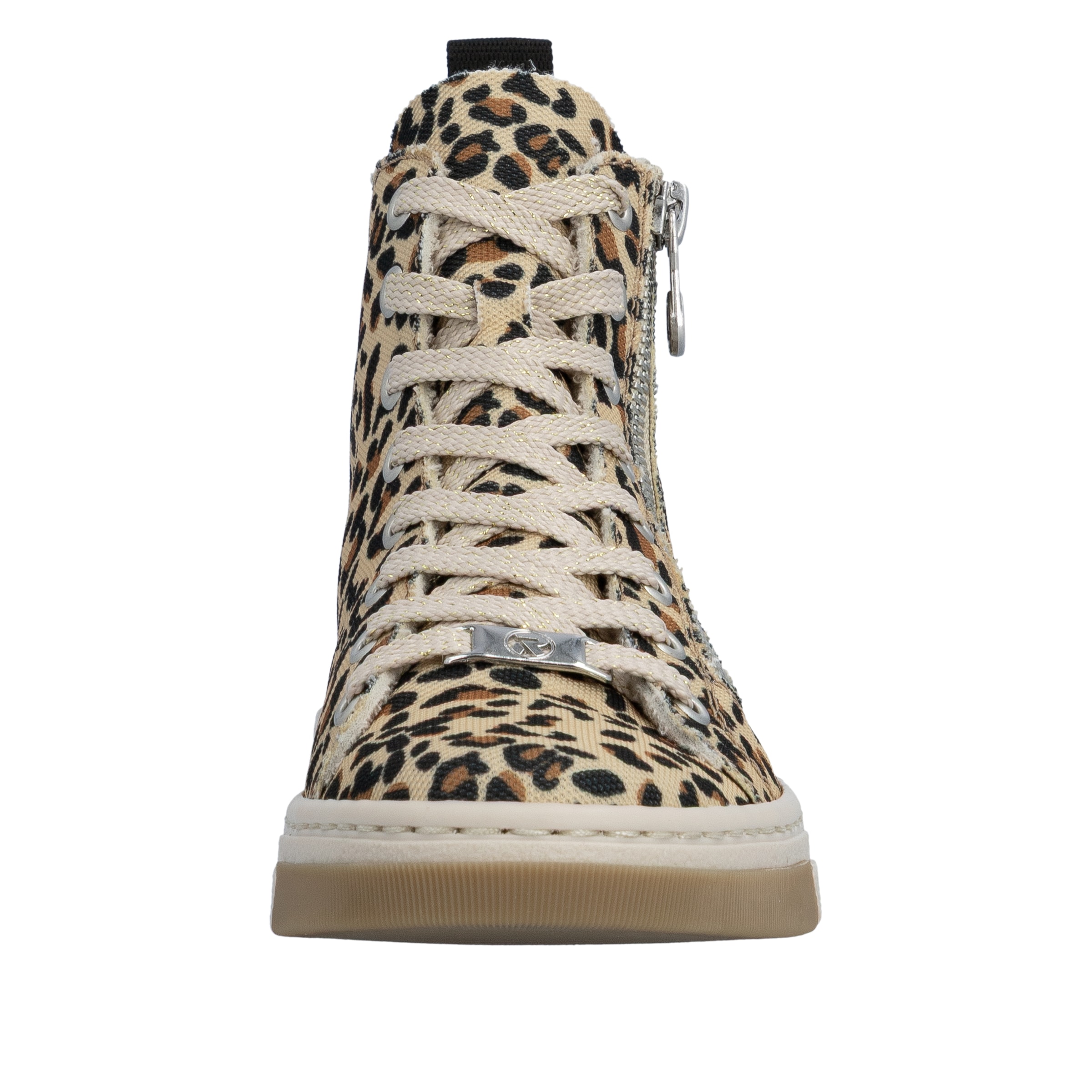 Rieker Schnürboots  High Top Sneaker, trendy Stiefelette mit seitlichem Reissverschluss