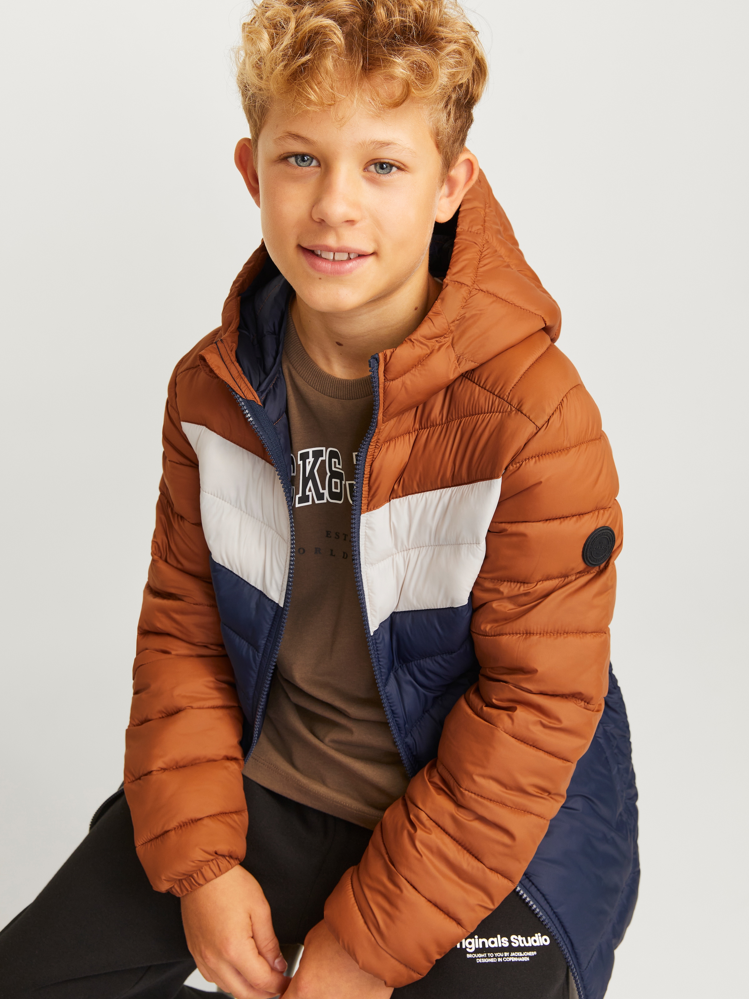 Jack & Jones Junior Steppjacke »JJESPRINT PUFFER HOOD NOOS JNR«, mit Kapuze
