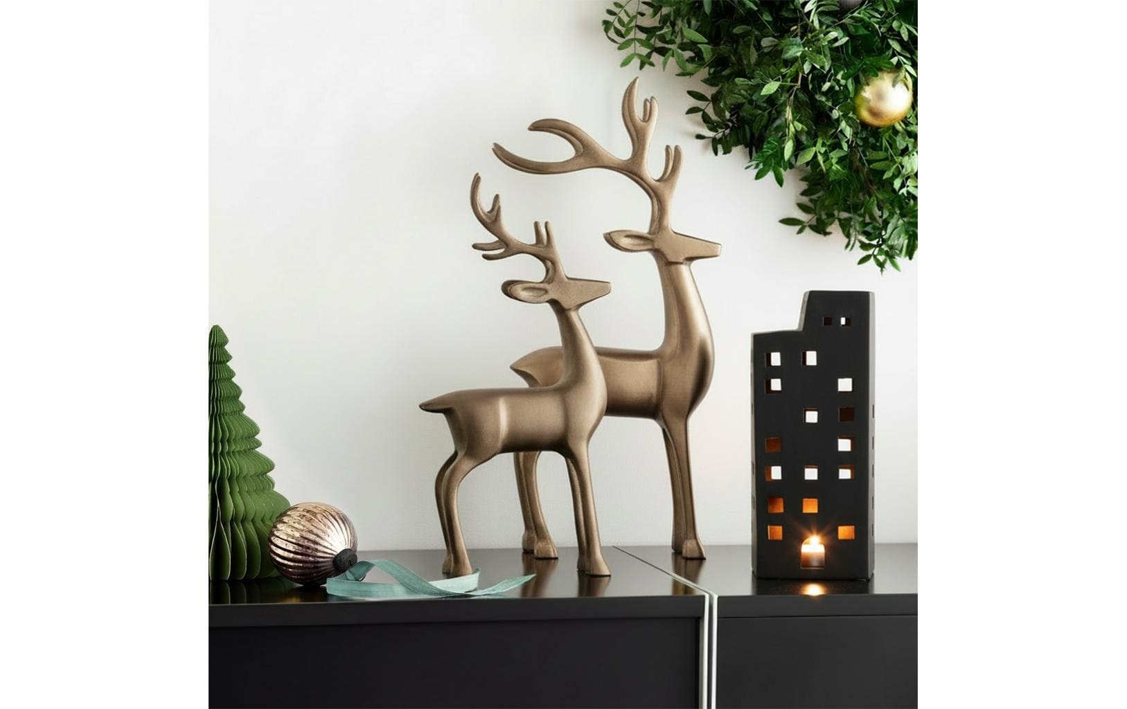Villeroy & Boch »Villeroy & Boch Hirsch Christmas Chic Gold 44 cm Weihnachtsdeko, Gold«