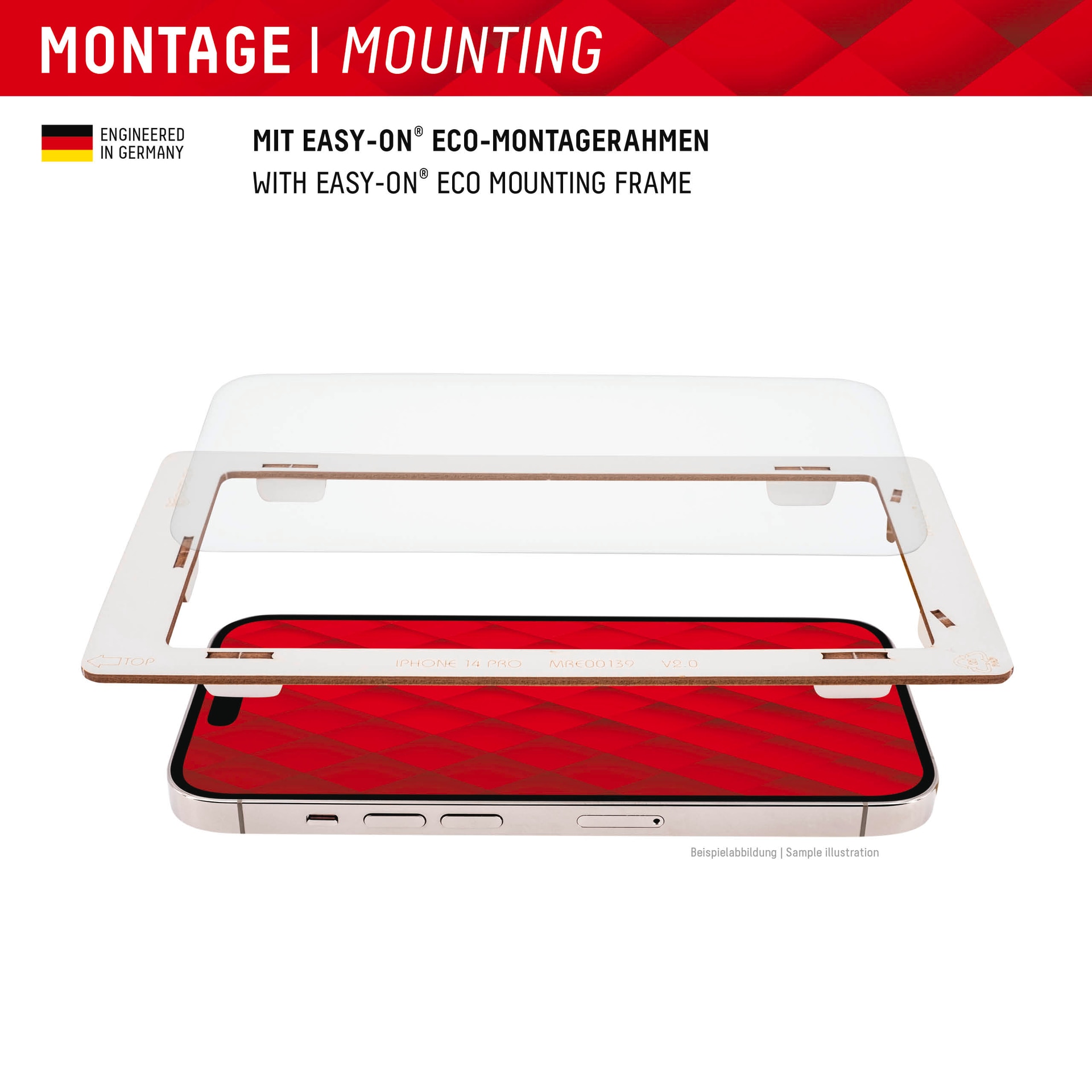 Displex Displayschutzglas »Real Glass + Case Set« für Google Pixel 8 Pro Displayschutzfolie Displayschutz Rundumschutz 360 Grad splitterfest