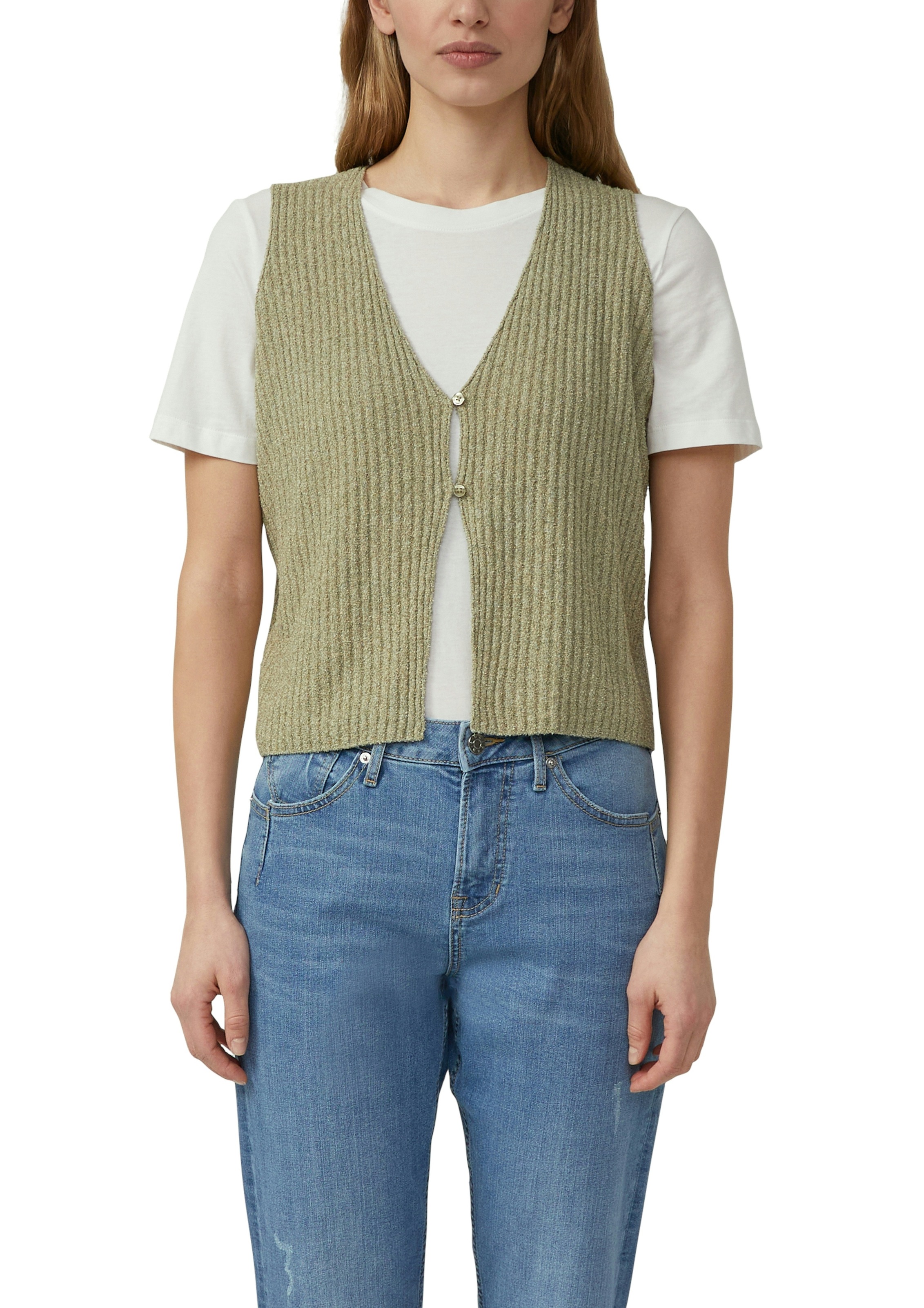 s.Oliver Gilet tricoté avec fermeture à 2 boutons