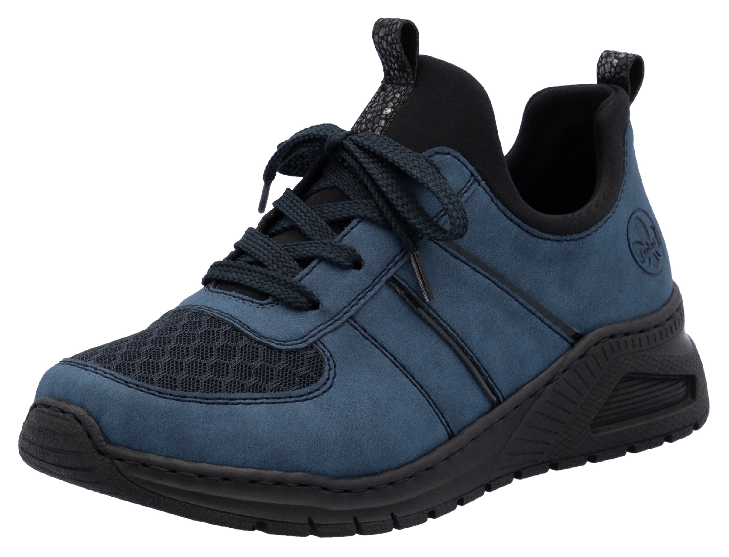 Rieker Slip-On Sneaker, Schlupfschuh, Halbschuh, Freizeitsneaker, weiche MemoSoft-Innensohle