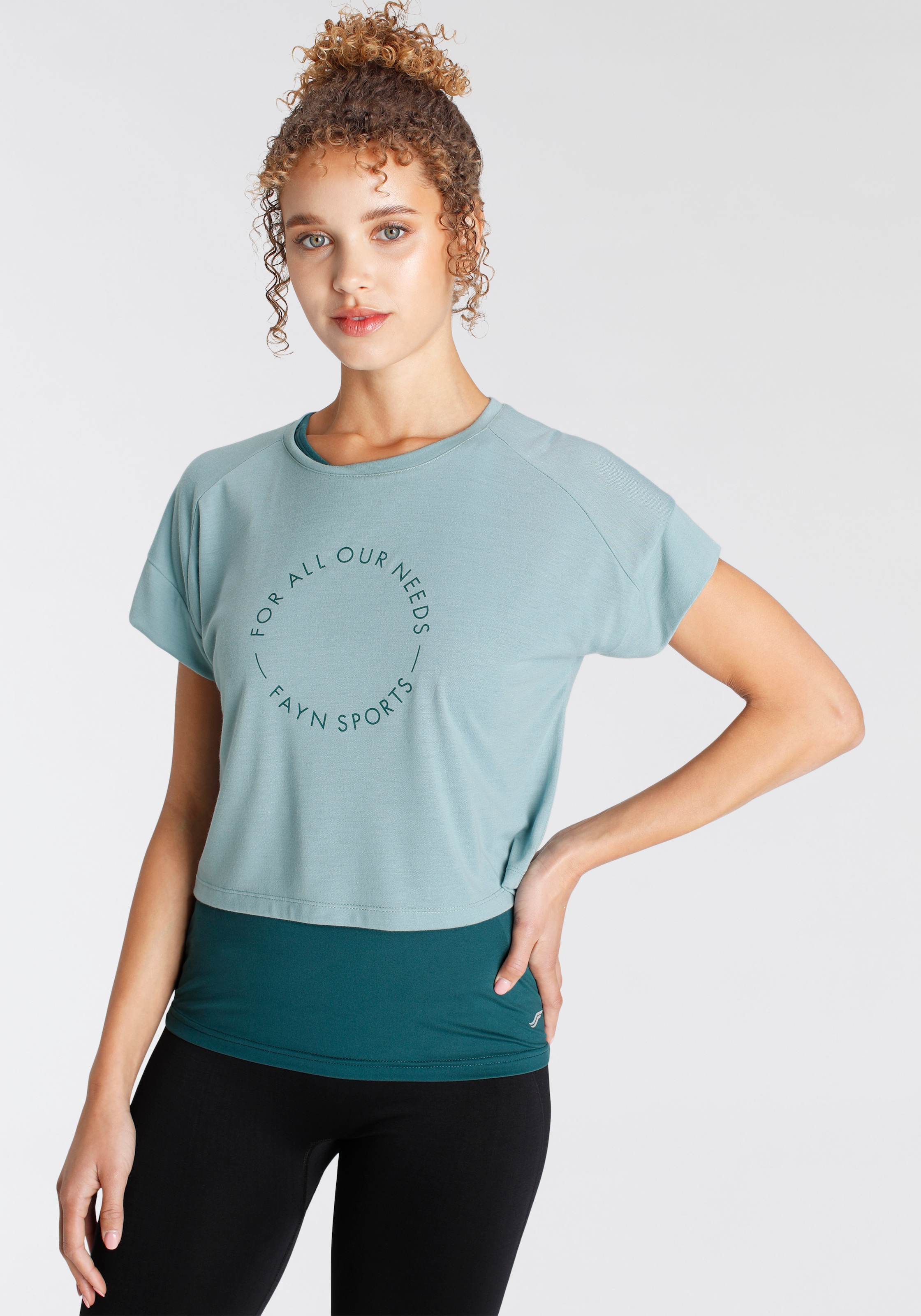 FAYN SPORTS Funktionsshirt »Cropped Top«