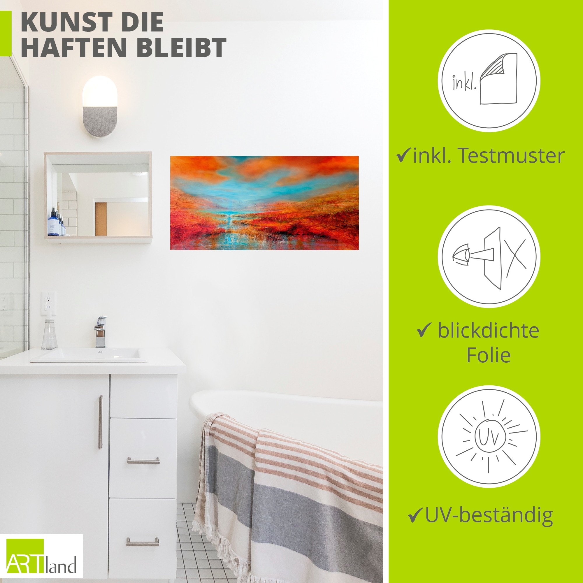 Artland Wandbild »Dreamland« Bilder vom Sonnenuntergang & -aufgang 1 Stk. tlg. als Alubild, Leinwandbild, Poster, Wandaufkleber in verschied. Grössen