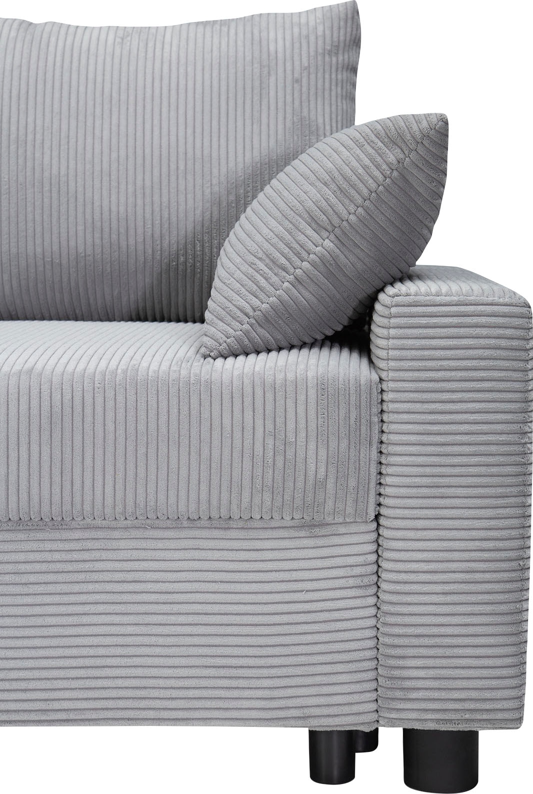 COLLECTION AB Ecksofa »30 Jahre Jubiläums-Modell Parma L-Form«, inkl. Bettfunktion und Bettkasten, in Cord, frei stellbar