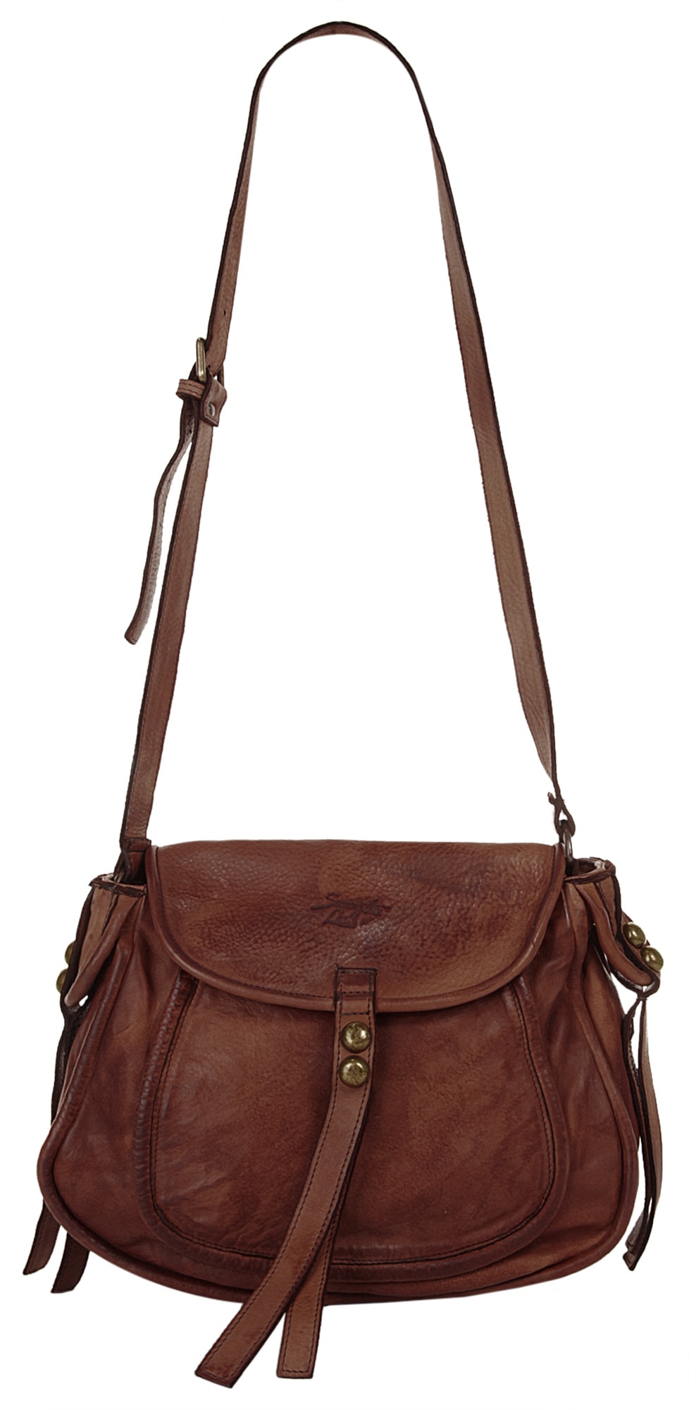 Samantha Look Umhängetasche echt Leder, Made in Italy