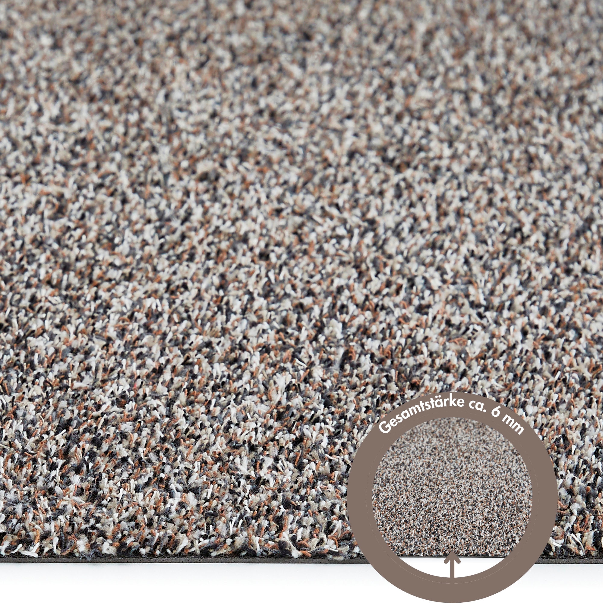 Andiamo Fussmatte »Samson, Made in Netherlands«, rechteckig, 6 mm Höhe, Schmutzfangmatte, waschbar, rutschhemmend, auch als 2er Set erhältlich