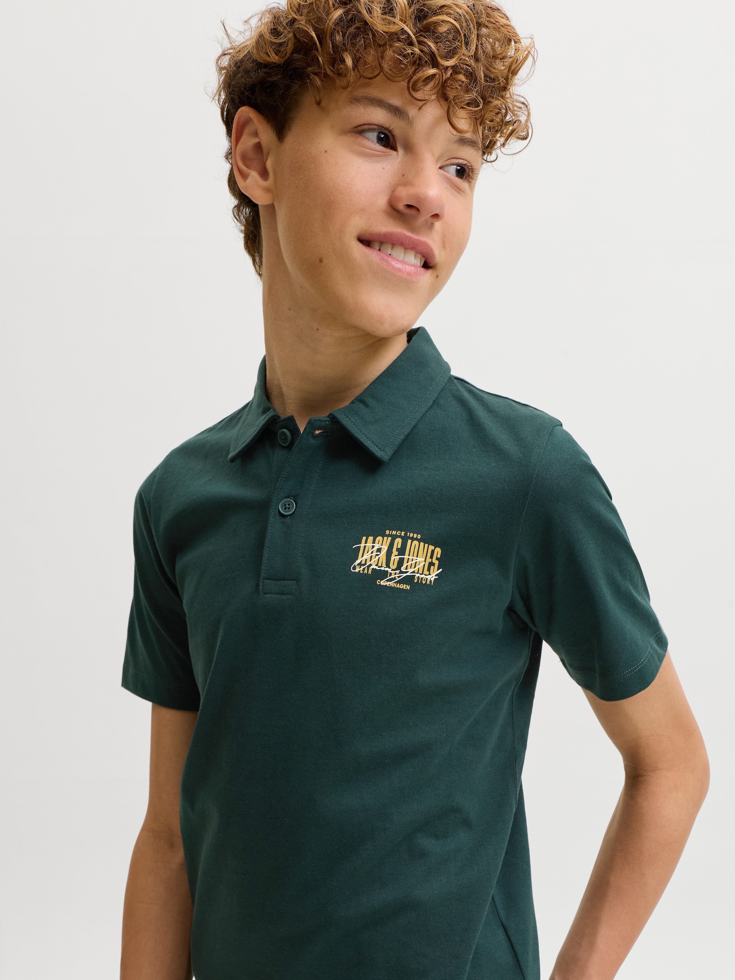 Jack & Jones Junior Poloshirt »JJAERO POLO SS JNR« Baumwolle, regular fit