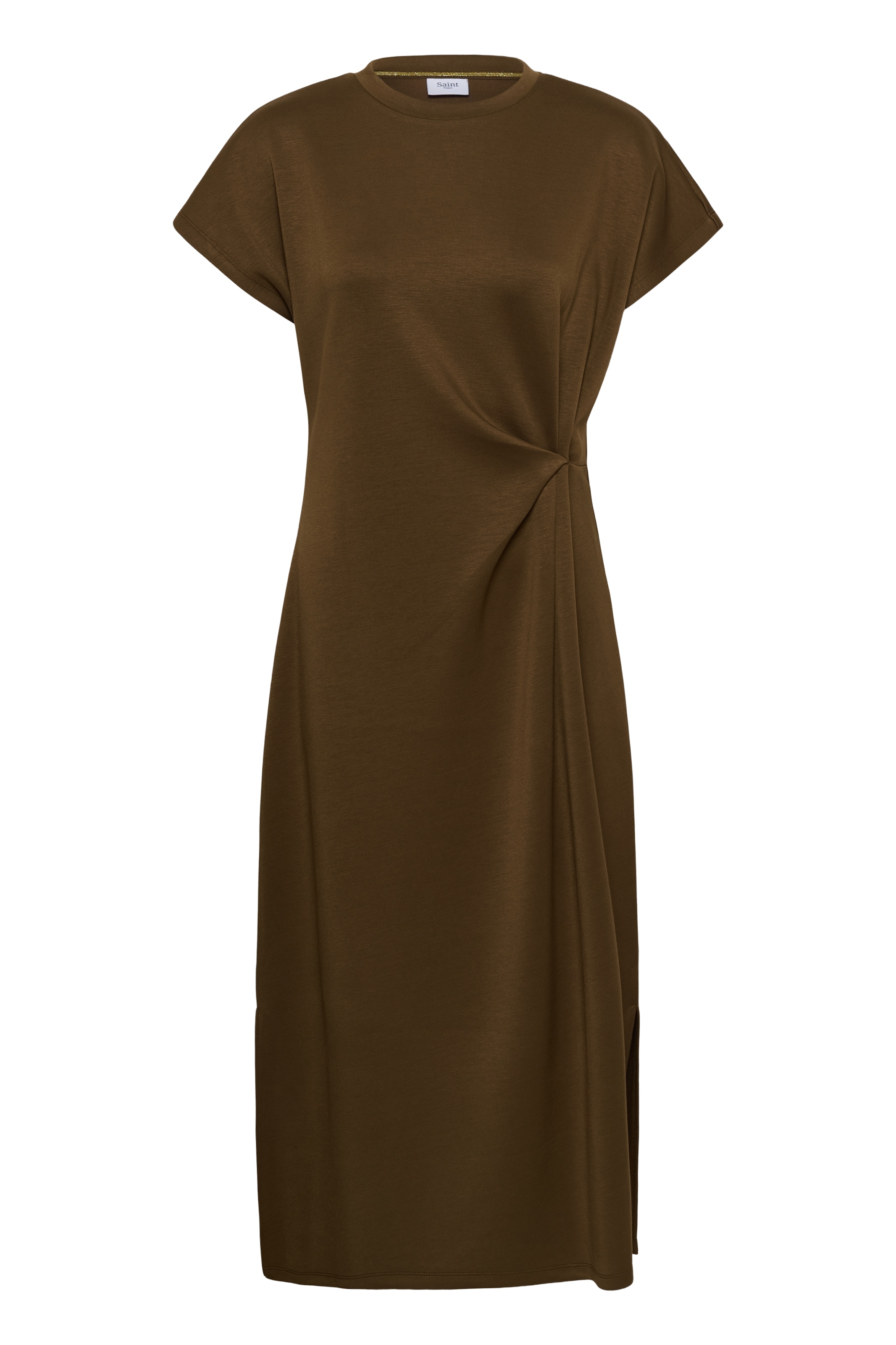 Saint Tropez Robe midi »TheoSZ Dress« Mélange de matériaux, ajusté