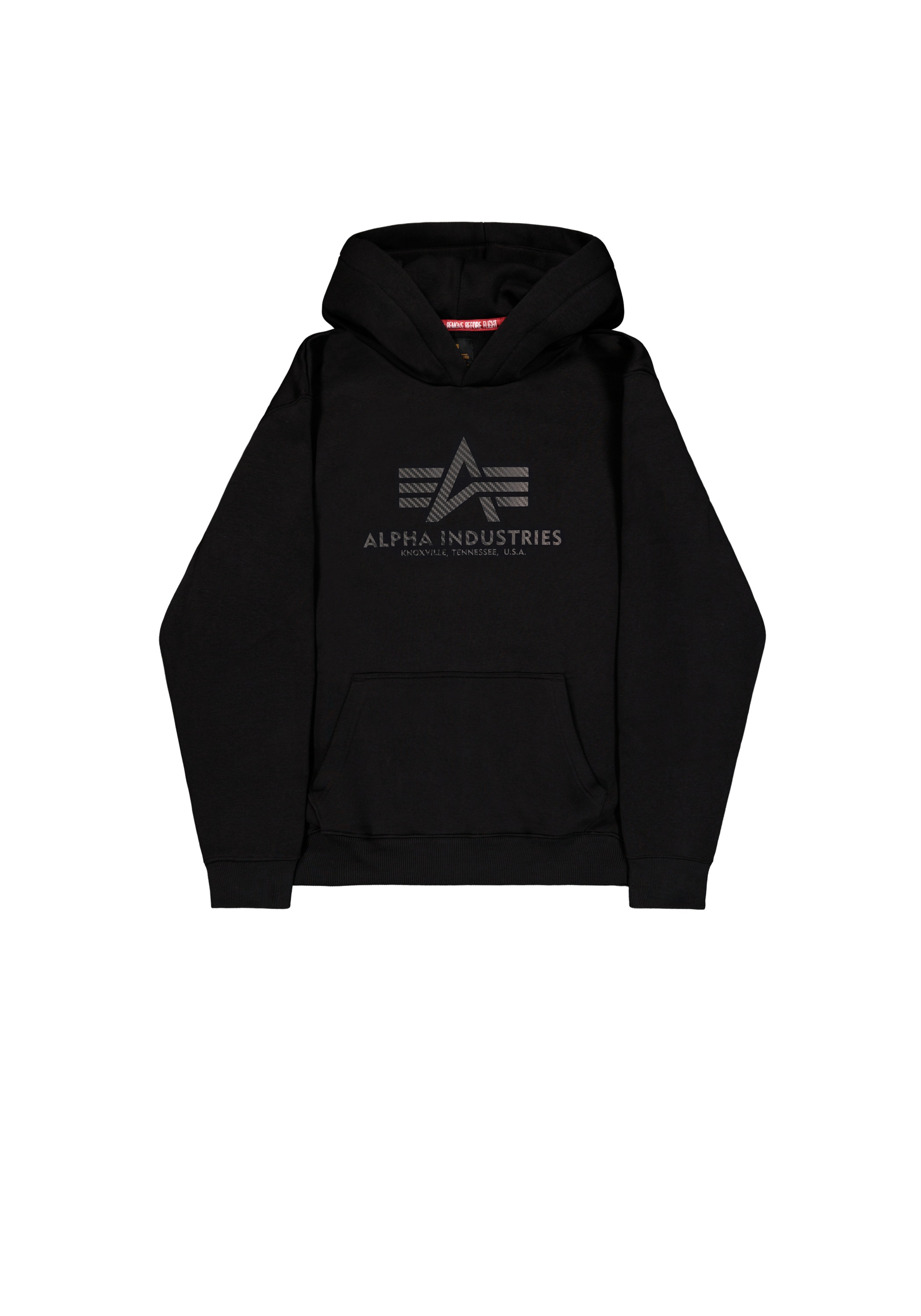 Image of Alpha Industries Hoodie "Basic Hoodie Carbon"