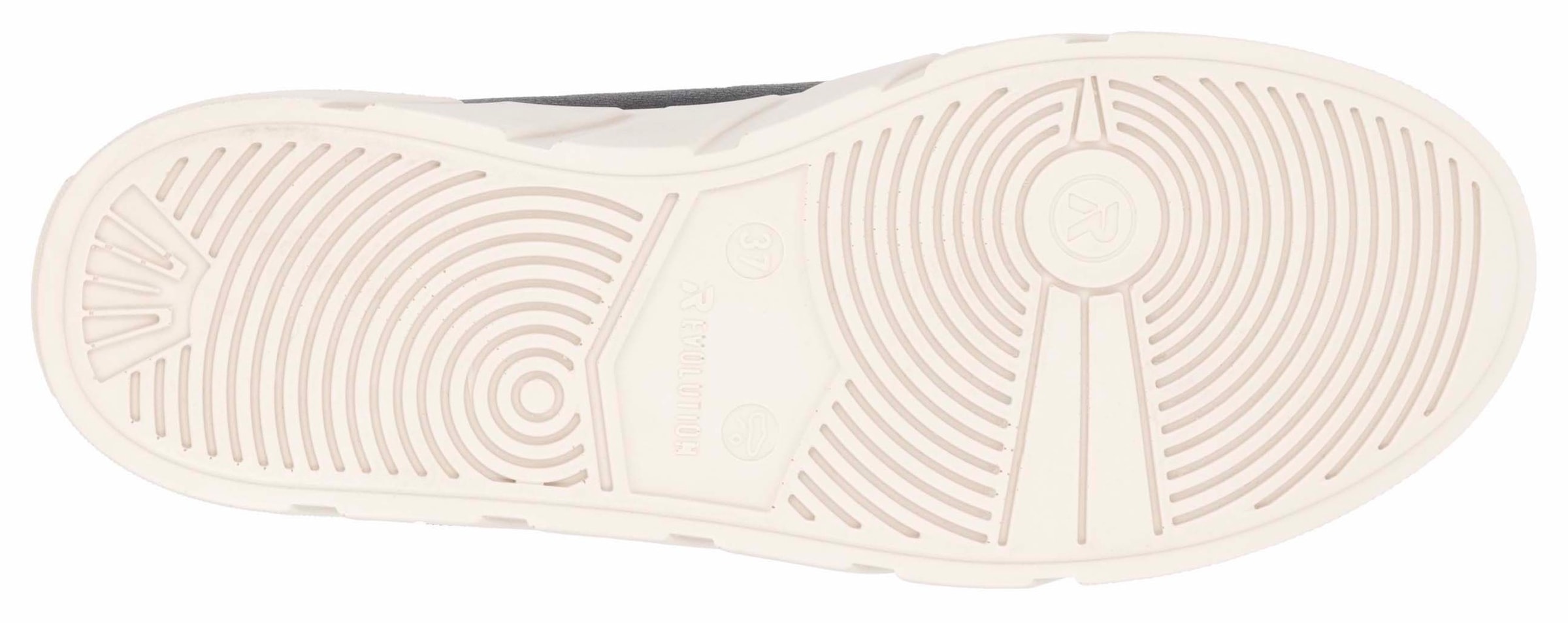Rieker EVOLUTION Plateausneaker, Freizeitschuh, Halbschuh, Schnürschuh mit zusätzlichem Reissverschluss