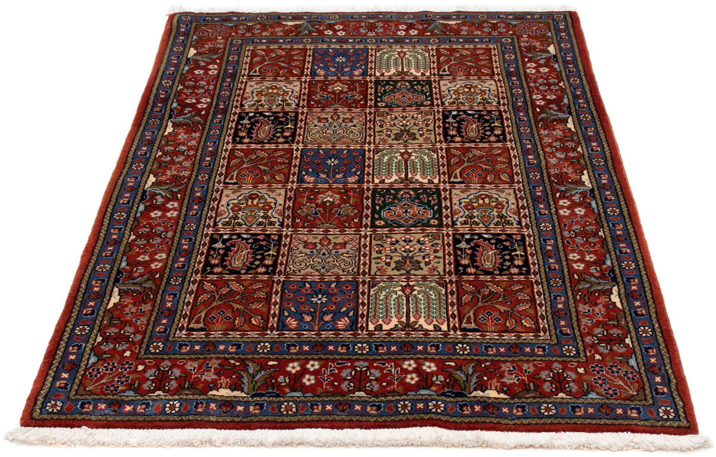Image of morgenland Orientteppich »Perser - Classic - 156 x 102 cm - dunkelrot«, rechteckig, 10 mm Höhe, Wohnzimmer, Handgeknüpft, Einzelstück mit Zertifikat bei Ackermann Versand Schweiz