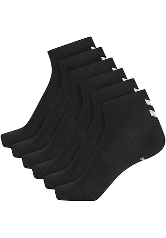 Sportsocken »HMLCHEVRON 6-PACK MID CUT SOCKS«, (6 Paar)